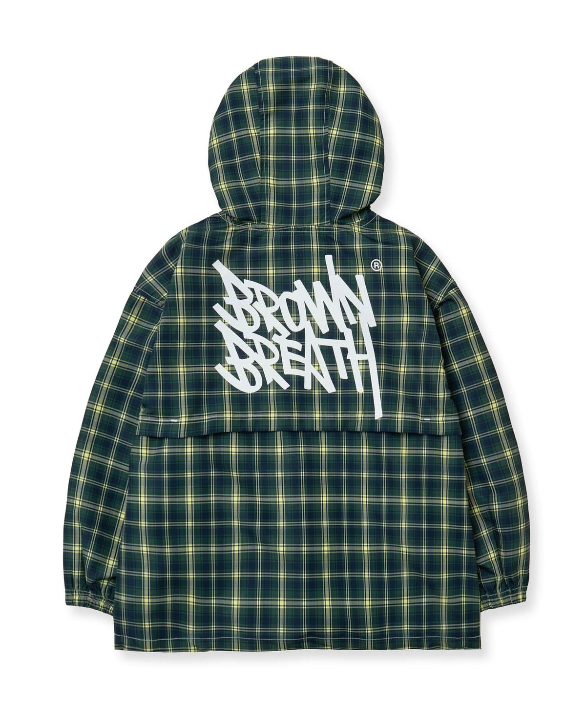 브라운브레스 키즈(BROWNBREATH KIDS) KIDS TAG CHECK WINDBREAKER - GREEN