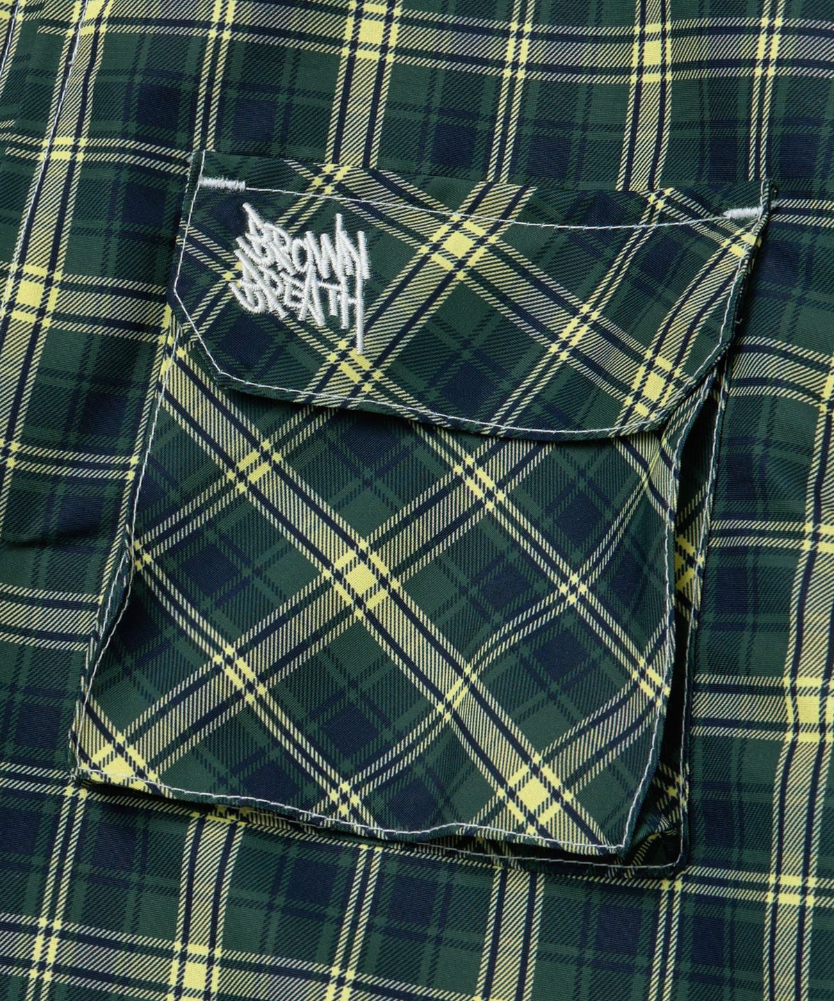 브라운브레스 키즈(BROWNBREATH KIDS) KIDS TAG CHECK WINDBREAKER - GREEN