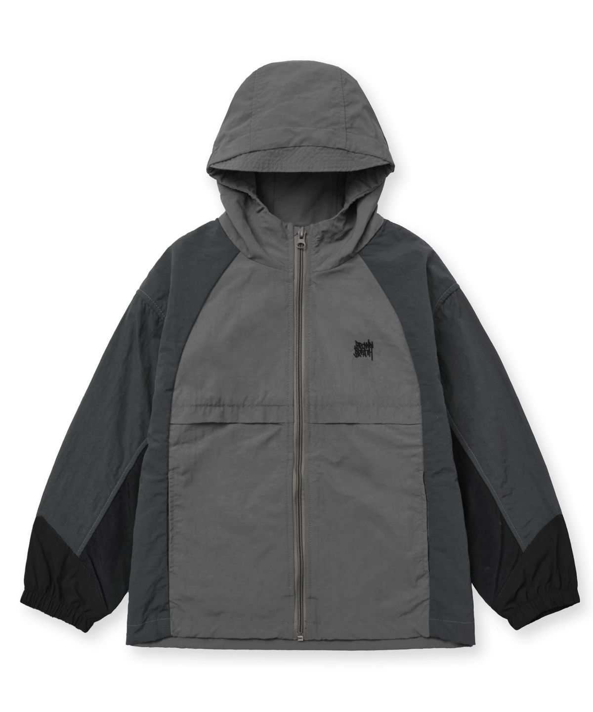 브라운브레스 키즈(BROWNBREATH KIDS) KIDS BB COLOR BLOCK WINDBREAKER - GREY