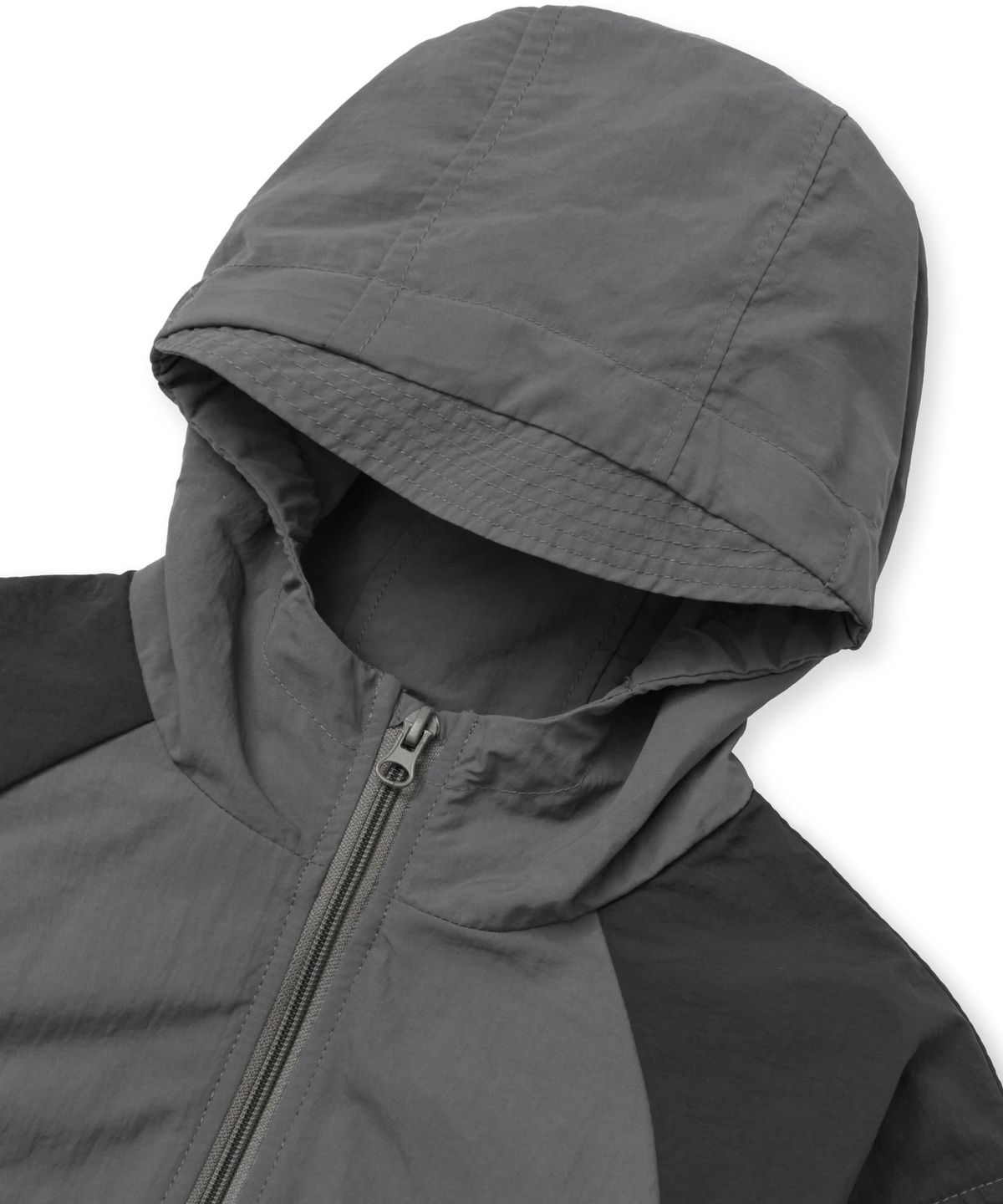 브라운브레스 키즈(BROWNBREATH KIDS) KIDS BB COLOR BLOCK WINDBREAKER - GREY
