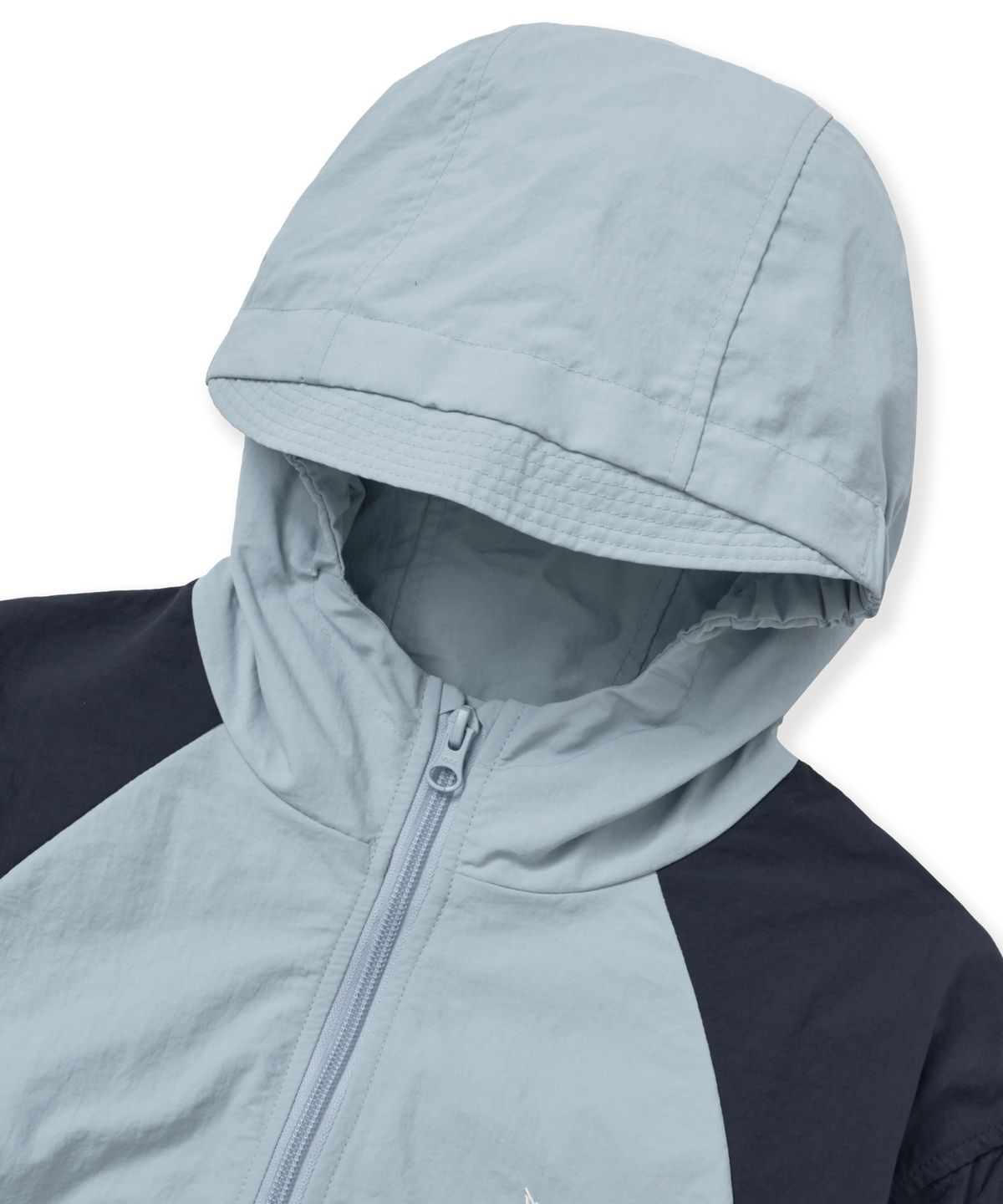 브라운브레스 키즈(BROWNBREATH KIDS) KIDS BB COLOR BLOCK WINDBREAKER - LIGHT BLUE
