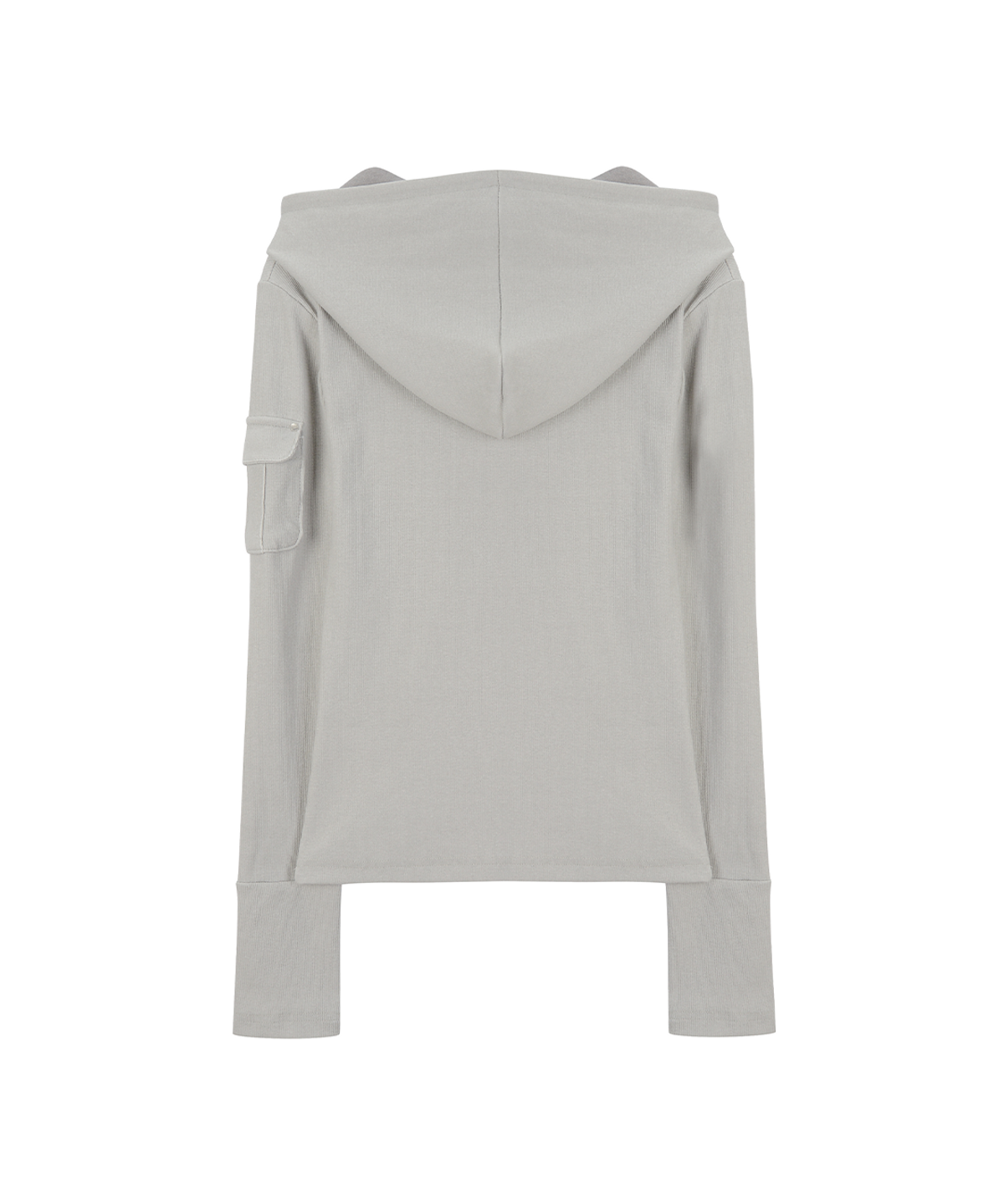 사일프레이(41PRAY) Half-Zip Hoodie / Light Grey