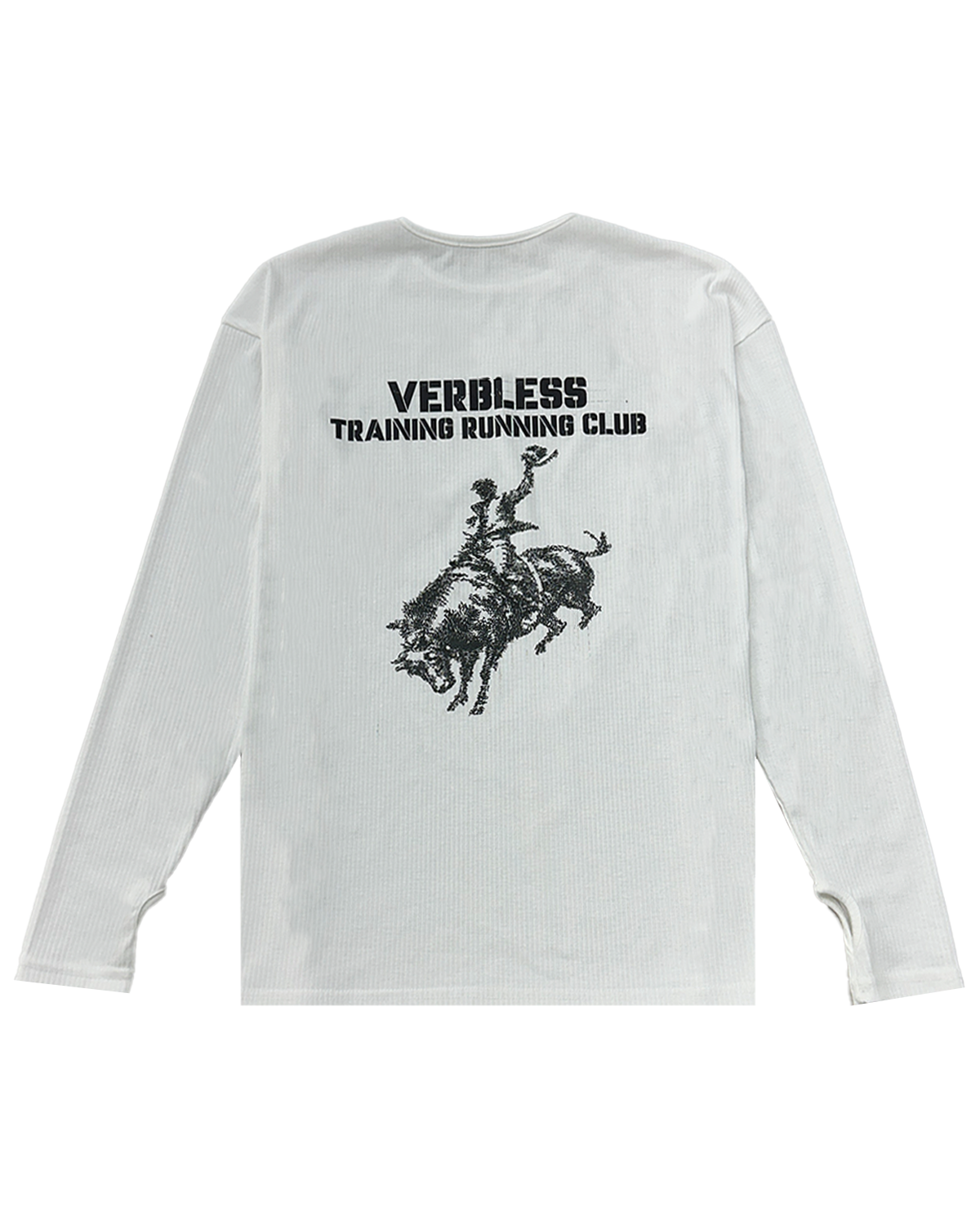 베르브리스(VERBLESS) 트레이닝 러닝 클럽 롱슬리브 (white)