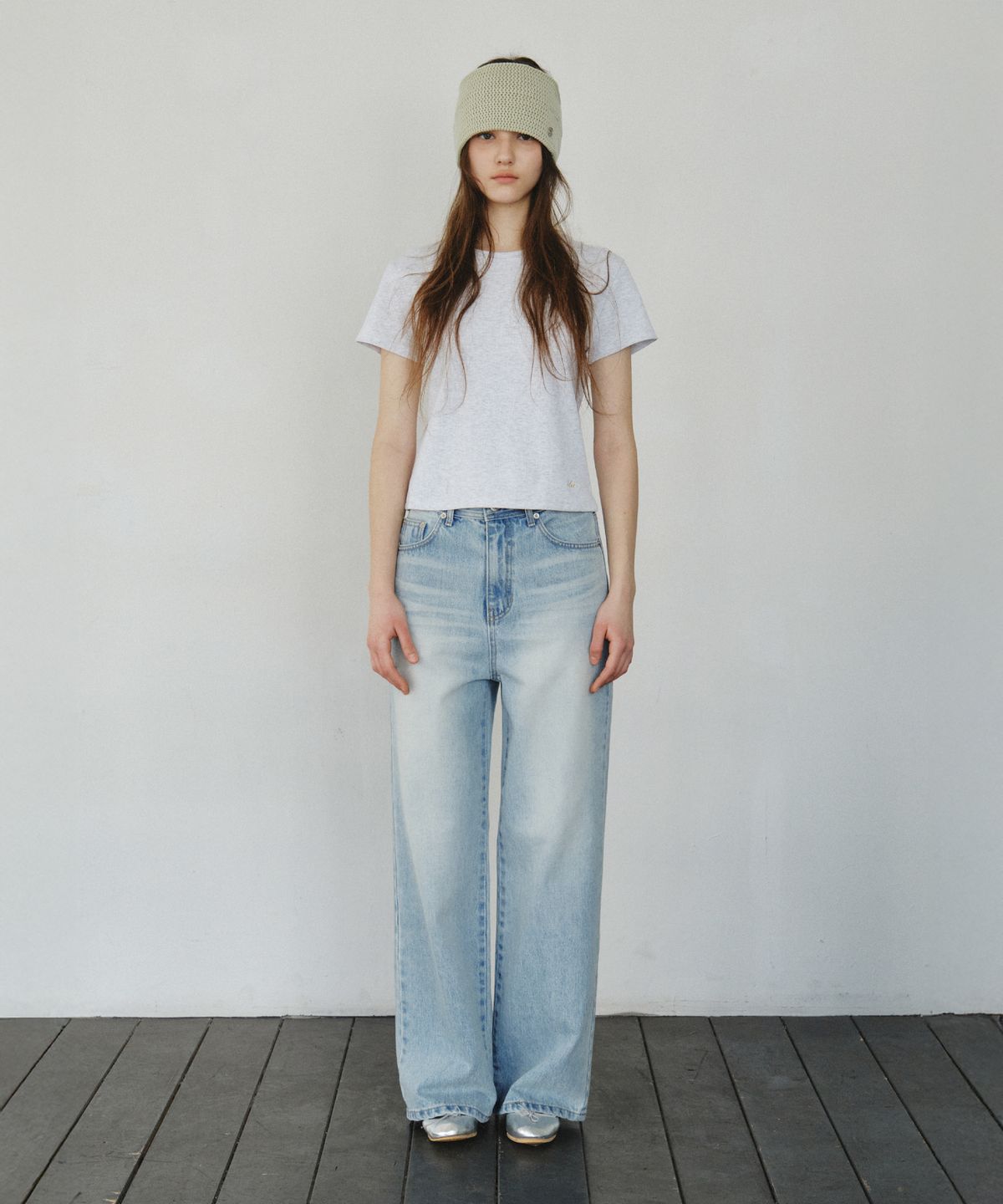 씨타(CITTA) Essential Light Wash Wide Denim_CTD427(Light Blue)