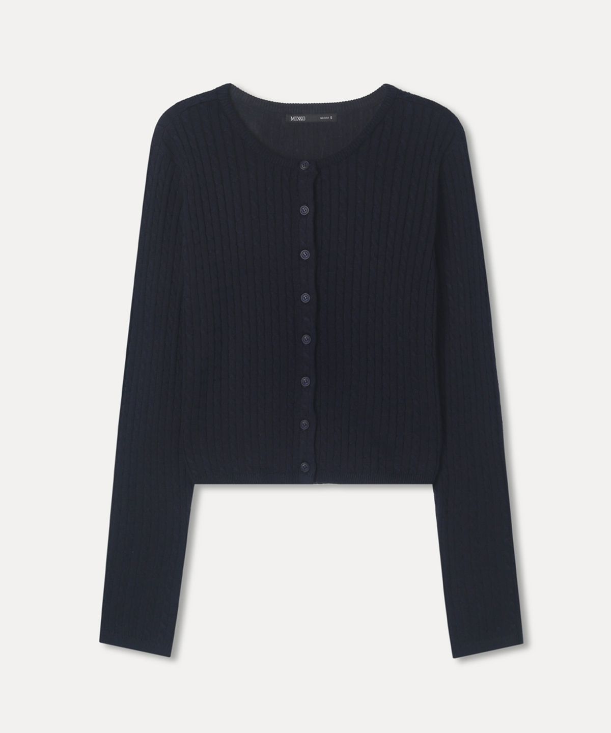 미쏘(MIXXO) 케이블 가디건 RE CKF908T_MIWCKG32QT