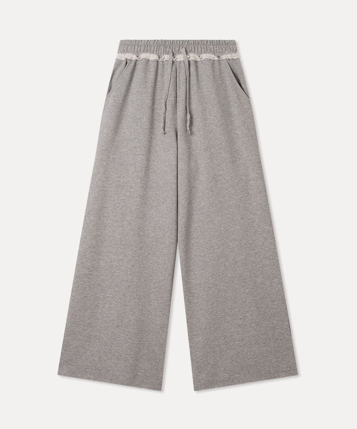 미쏘(MIXXO) 스웻 와이드 팬츠_MIWTMG316C