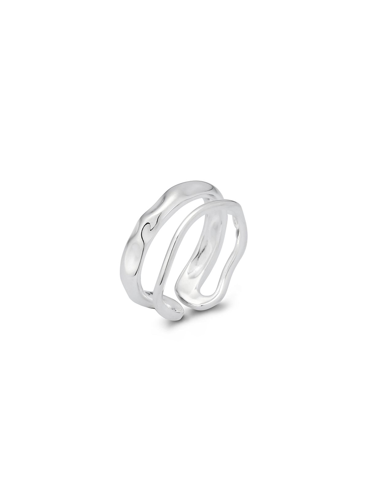 이너프(ENUFF) (silver 925) Twin layered ring