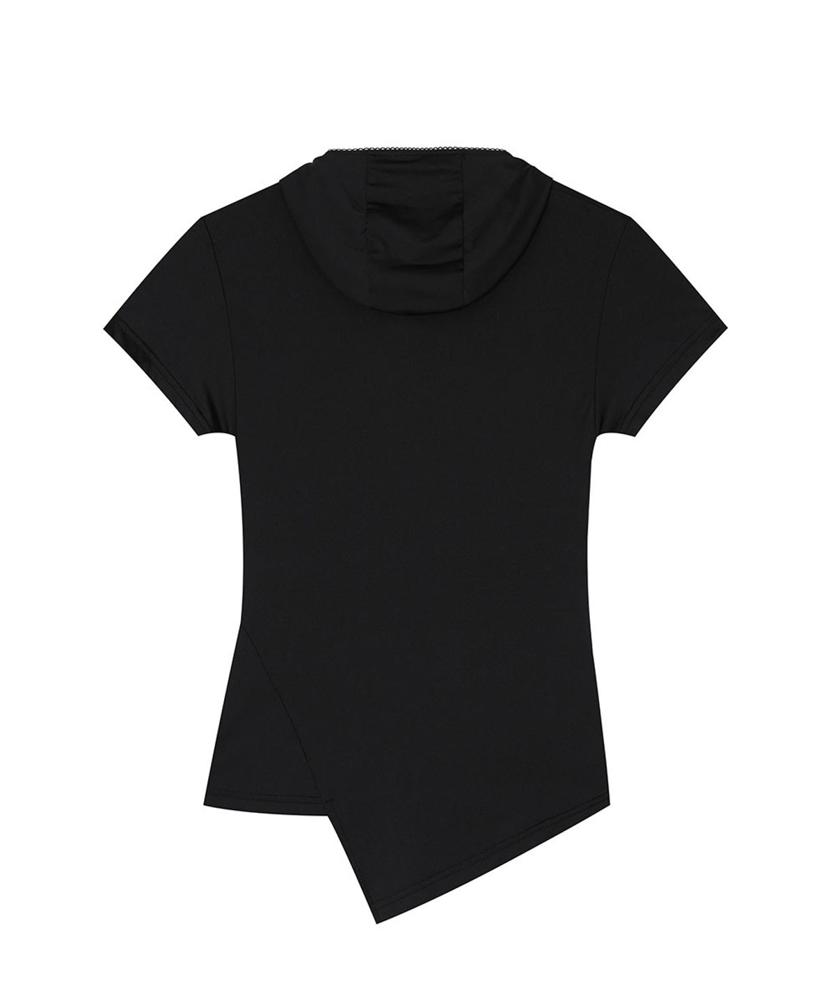 디프런티스(DIFFERENTIS) Hooded Drape Top (BK)