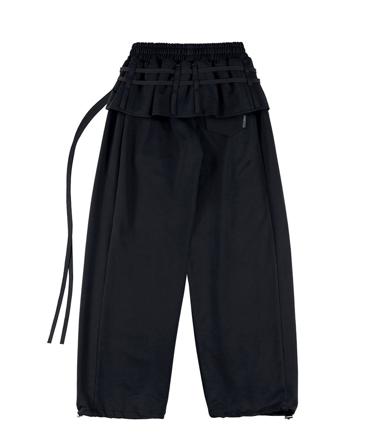 디프런티스(DIFFERENTIS) Layered Track Pants (BK)