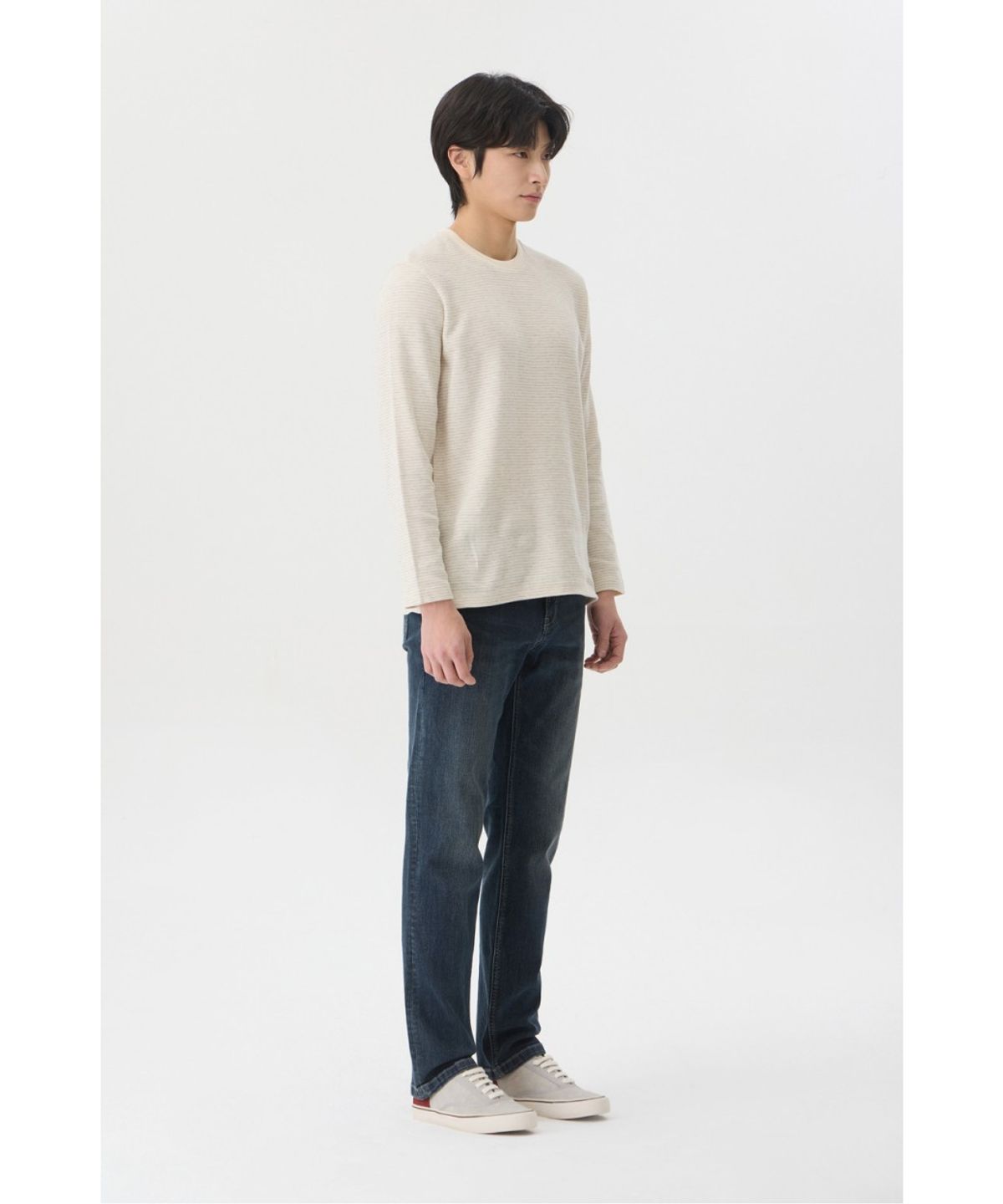 브렌우드(BRENTWOOD) [에센셜스] 스탠다드핏 네이비 데님 BRPDX26171NYX