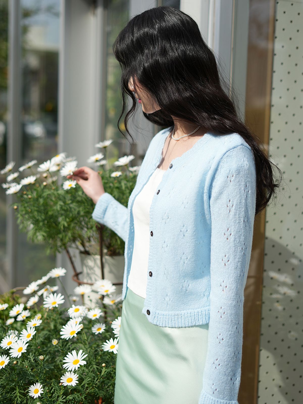 랭앤루(LANGNLU) AELLO Cardigan(아엘로)_LIGHT BLUE