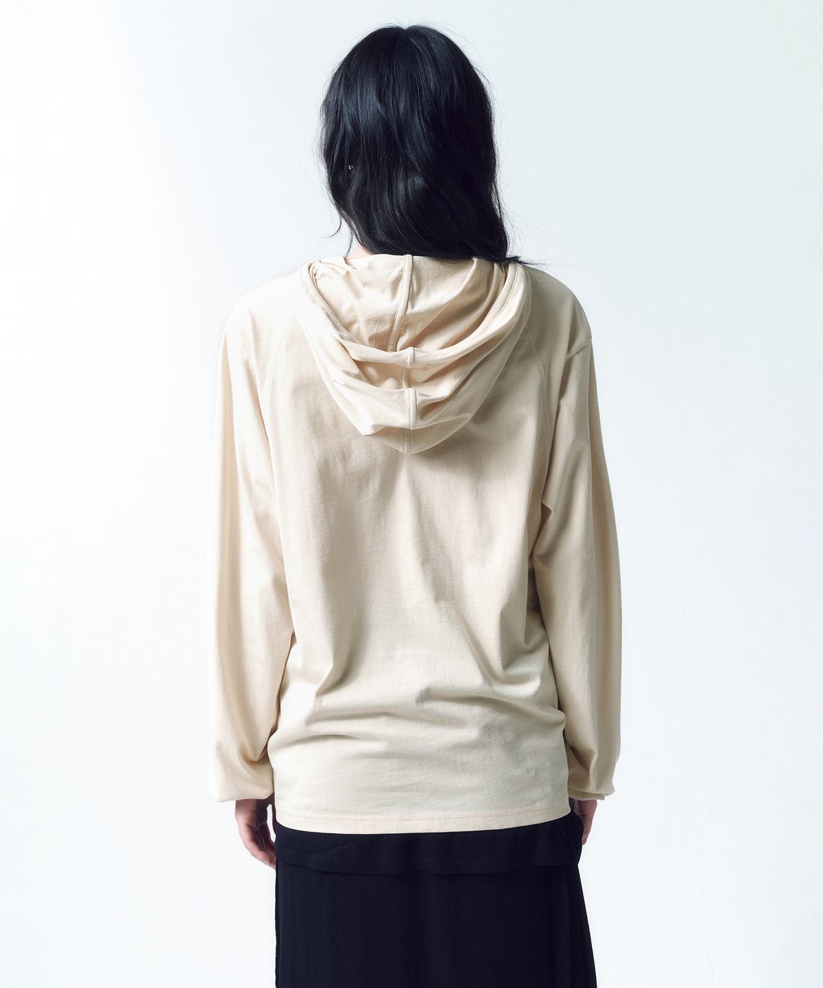 인사일런스 우먼(INSILENCE WOMEN) 스트링 후디 롱슬리브 BEIGE