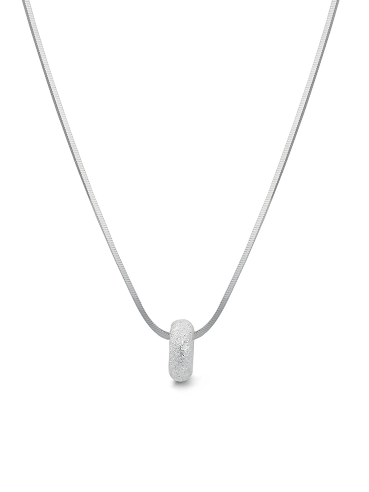 이너프(ENUFF) (silver 925) Glowy donut necklace