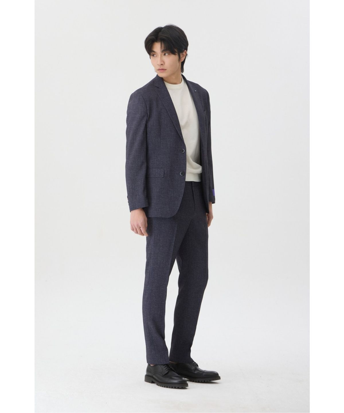 브렌우드(BRENTWOOD) [이지슈트] 워셔블 마이크로 조직 셋업 팬츠 BRPNM26411NYX