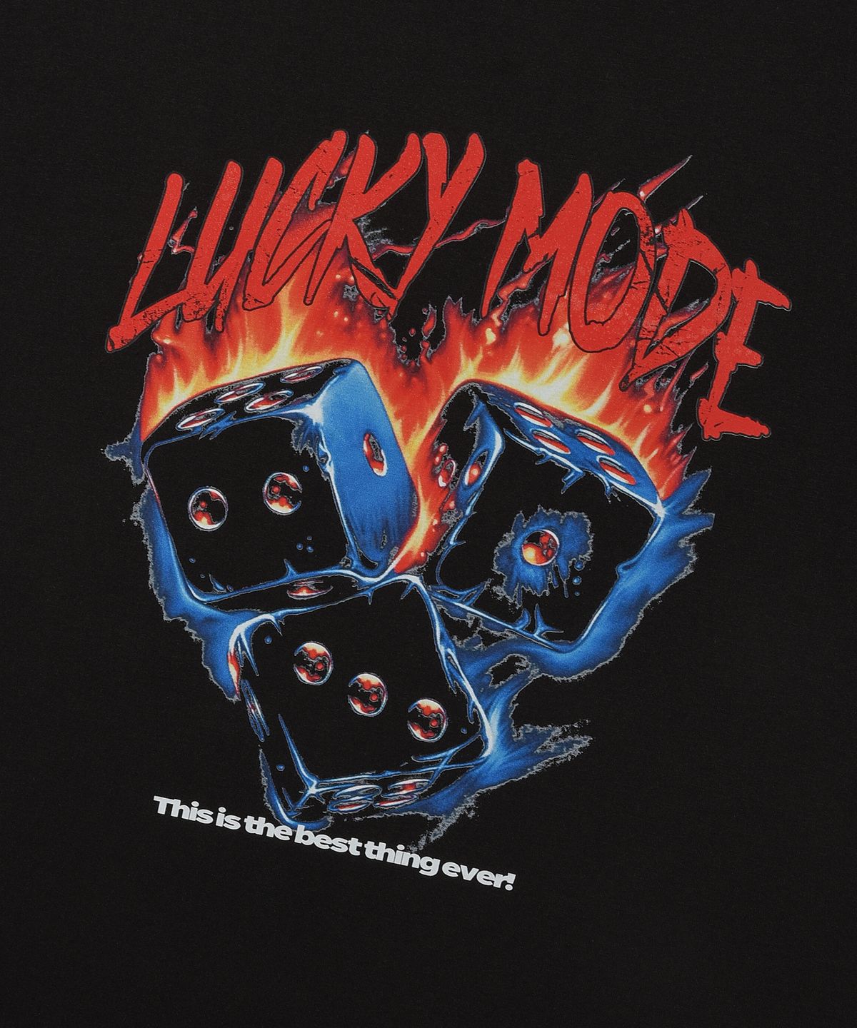 디스펑트(DYSFUNCT) LUCKY MODE DICE T-SHIRT(BLACK)