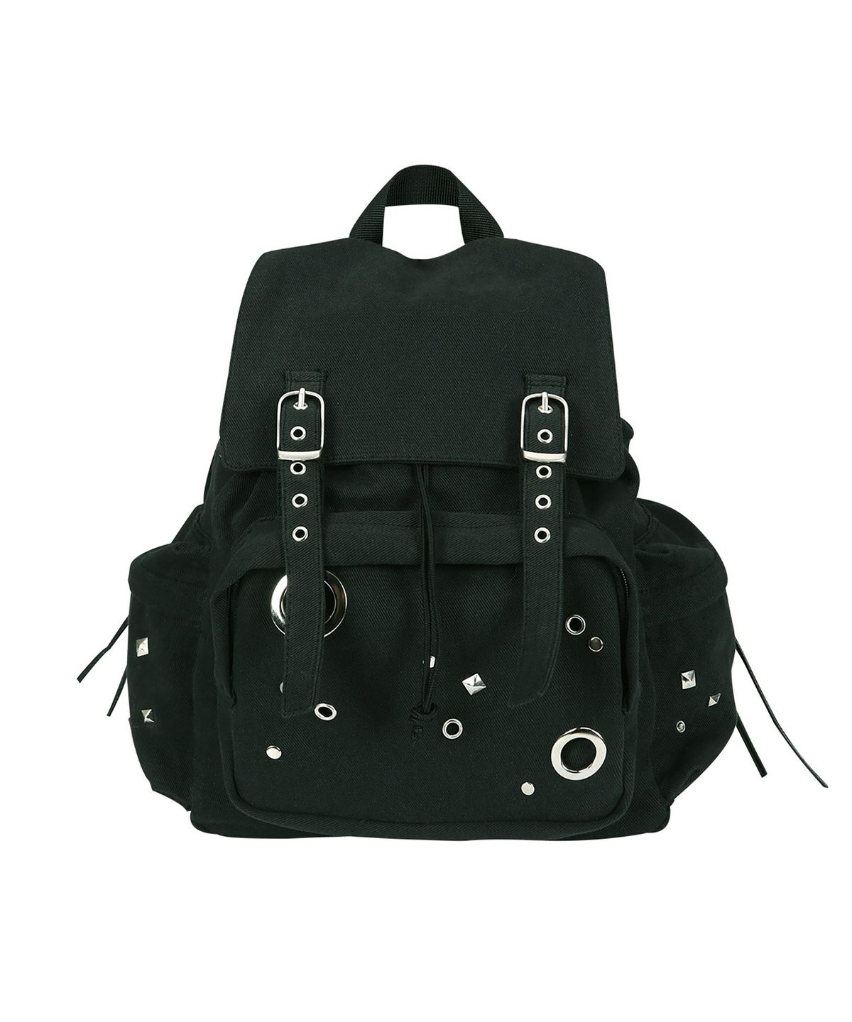 여밈(YEOMIM) raw layout backpack (black)