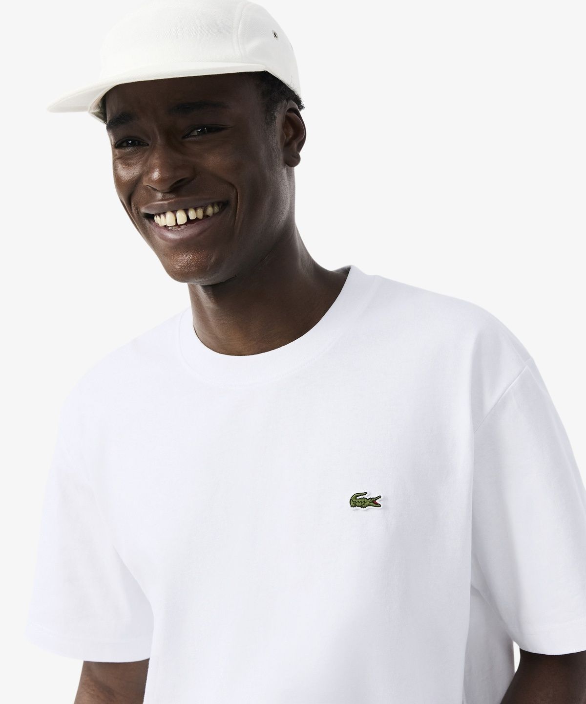 라코스테(LACOSTE) 남성 릴랙스핏 베이직 반팔 티셔츠 TH0876-56G 001