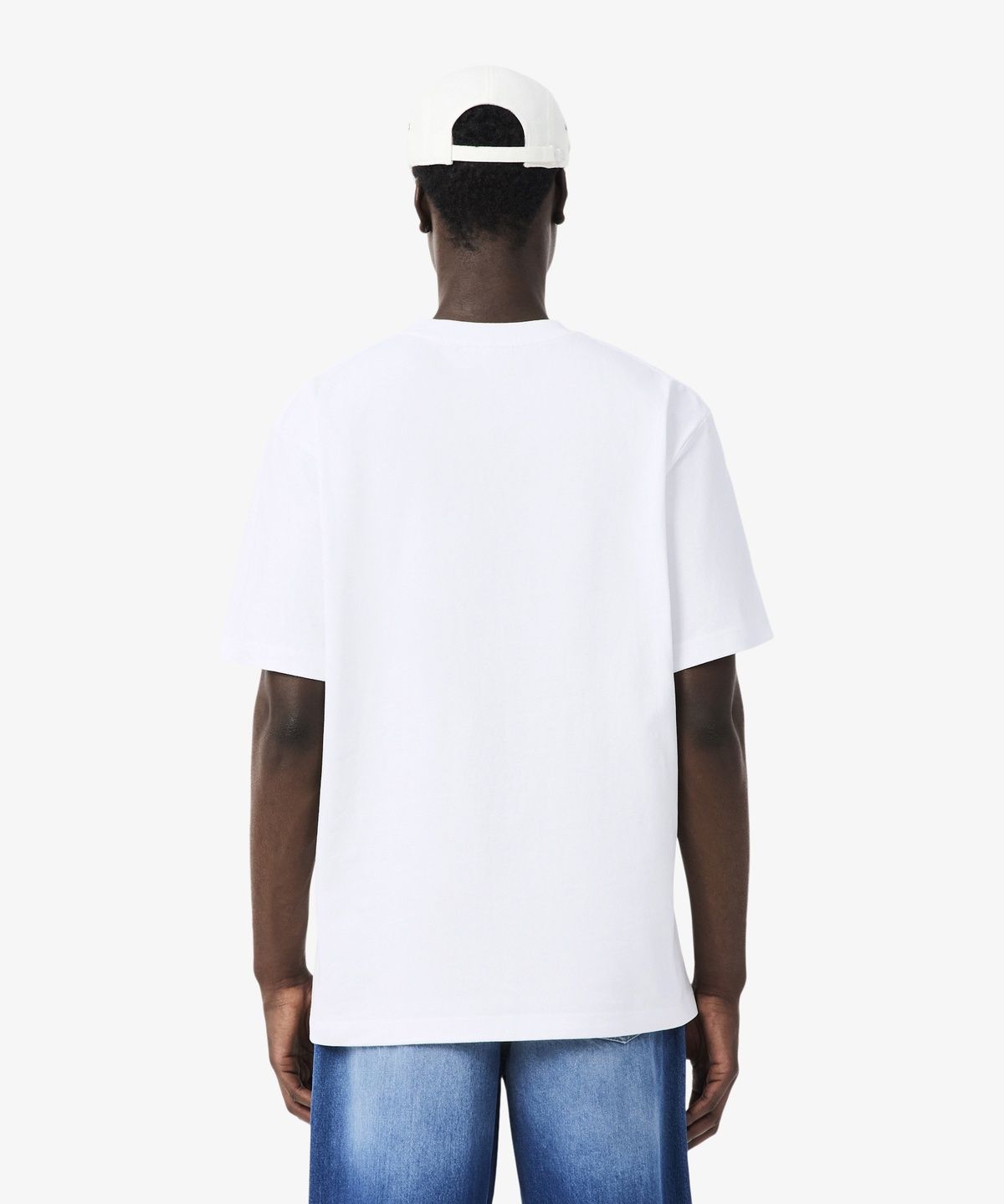 라코스테(LACOSTE) 남성 릴랙스핏 베이직 반팔 티셔츠 TH0876-56G 001