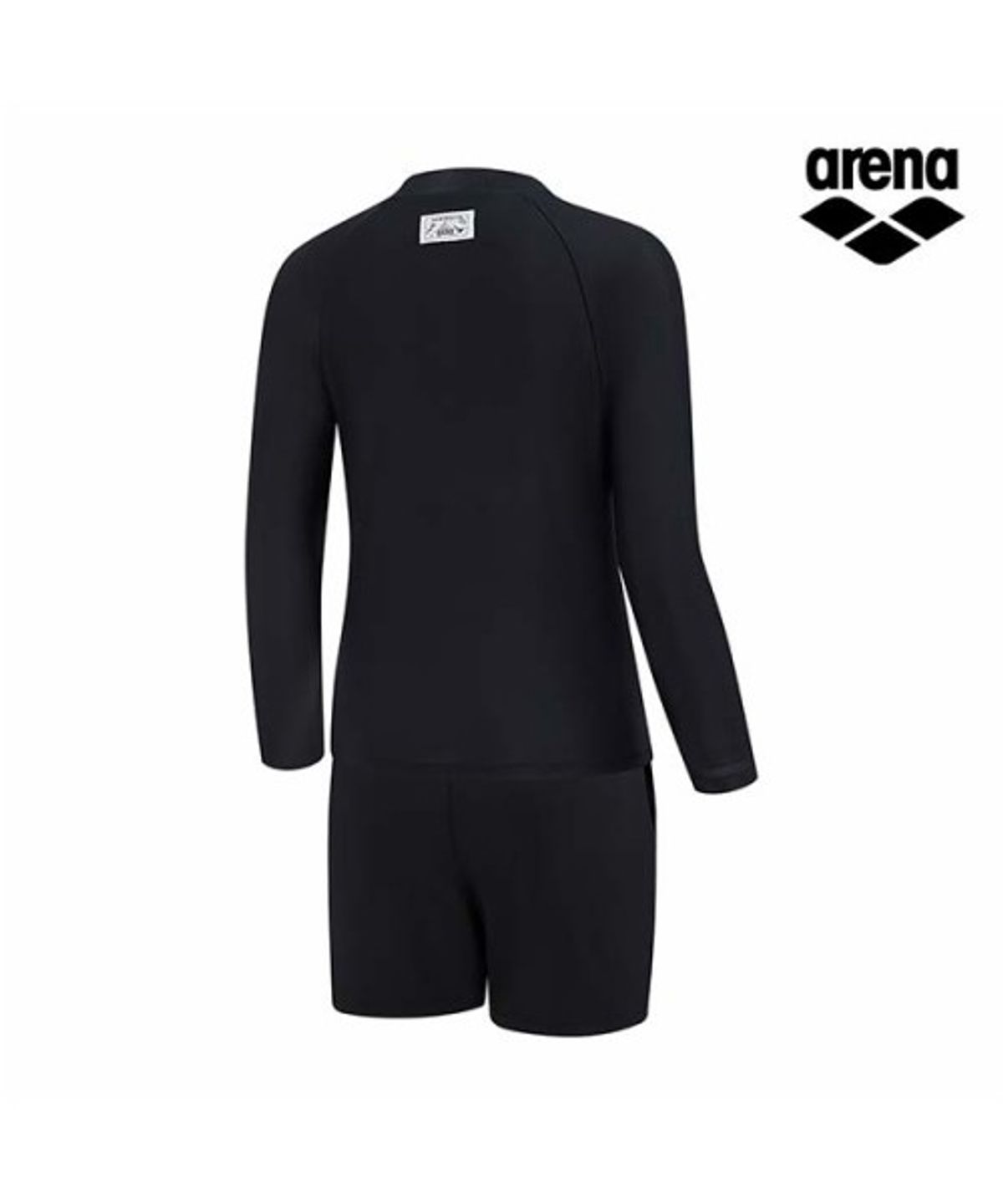 아레나 키즈(ARENA KIDS) 조이리브 집업 래쉬가드 세트 A6BB1BS81BLK