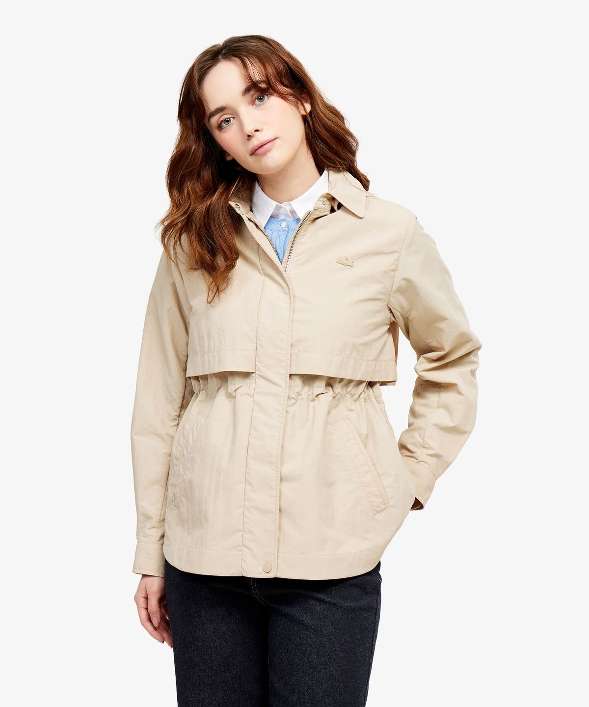 라코스테(LACOSTE) 여성 미드랭스 사파리 점퍼 BF702E-56G X6F