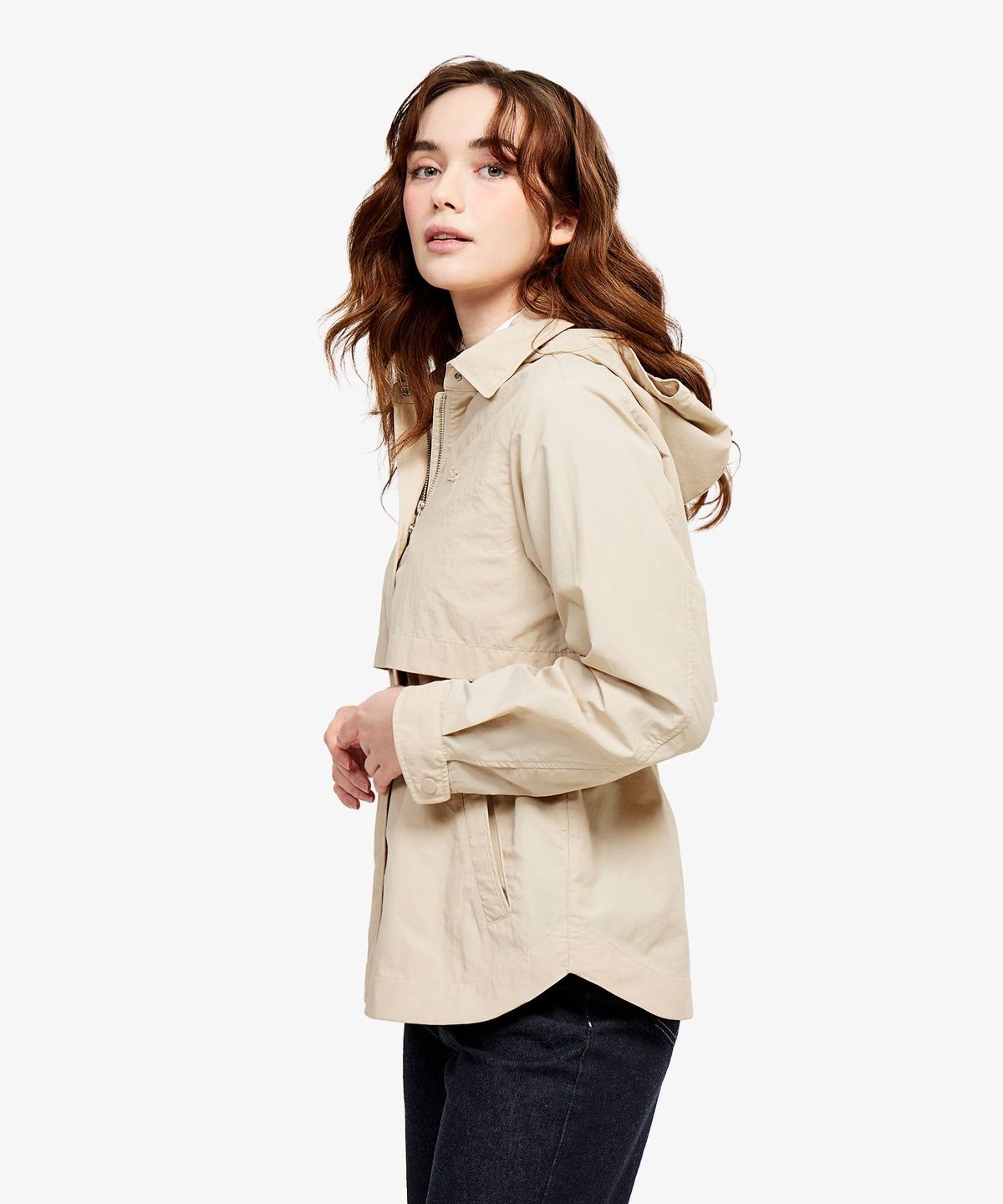 라코스테(LACOSTE) 여성 미드랭스 사파리 점퍼 BF702E-56G X6F
