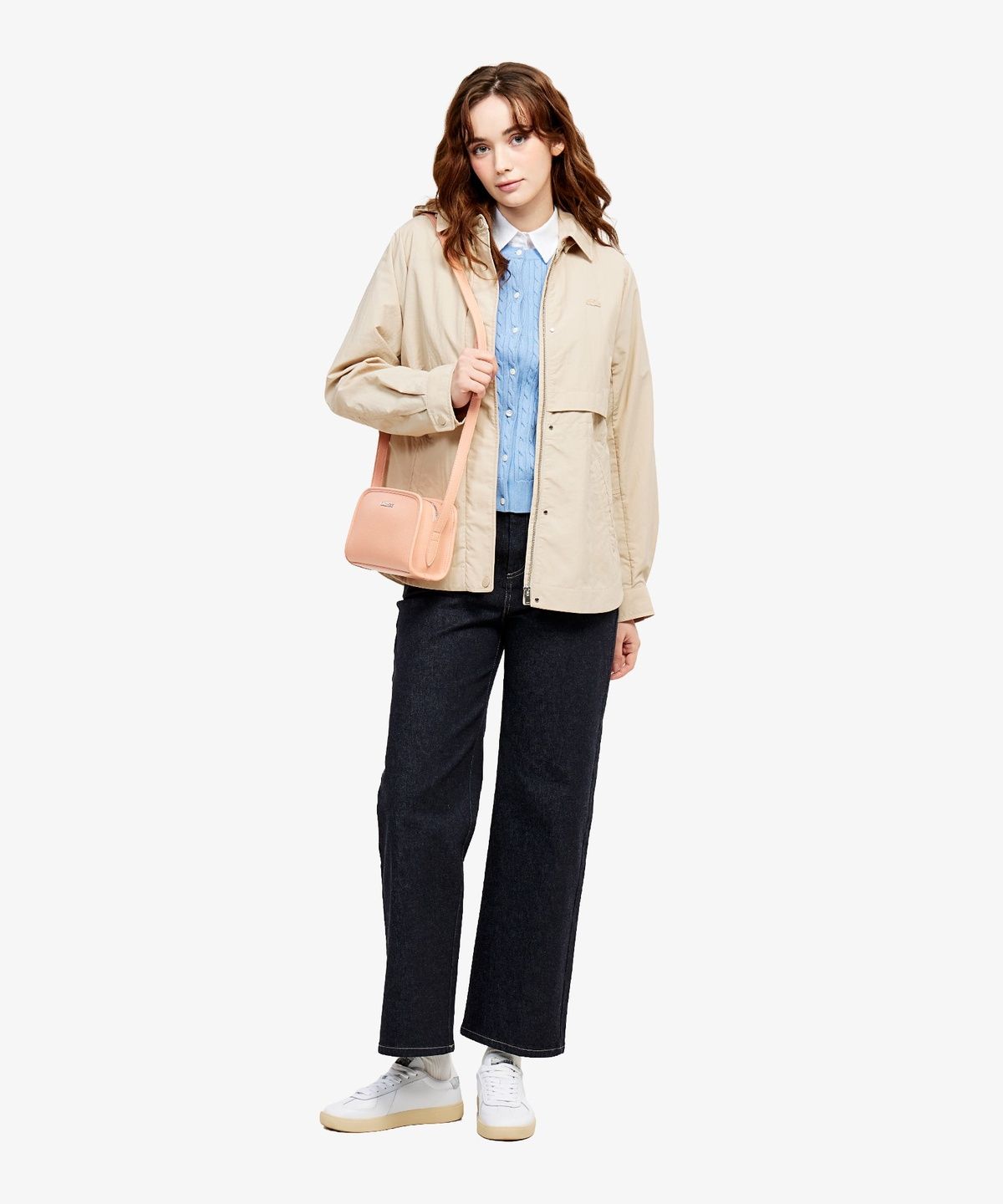 라코스테(LACOSTE) 여성 미드랭스 사파리 점퍼 BF702E-56G X6F