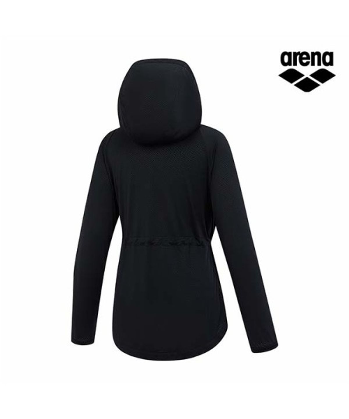 아레나(ARENA) 코어 집업 롱커버업 A6BL1QR42BLK