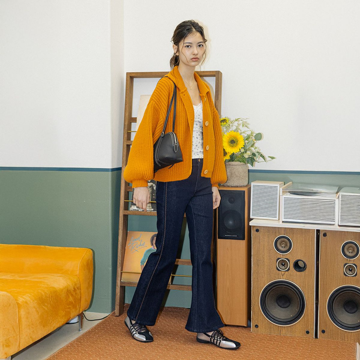 던드롭(DUNDROP) DD_Full length denim pants_DARK BLUE