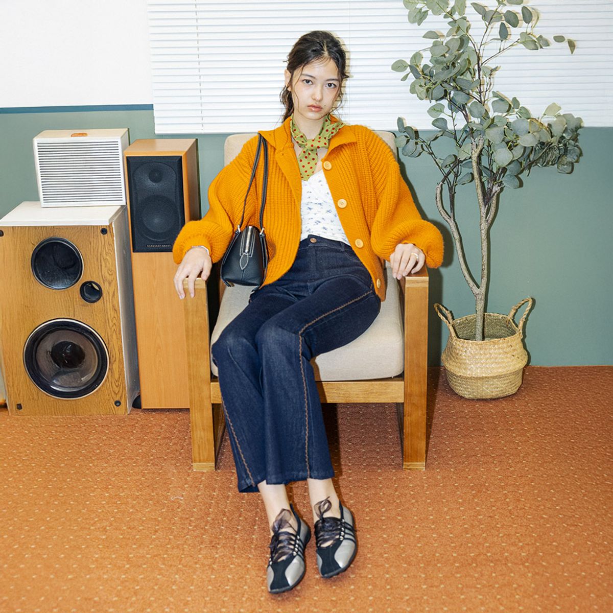 던드롭(DUNDROP) DD_Full length denim pants_DARK BLUE