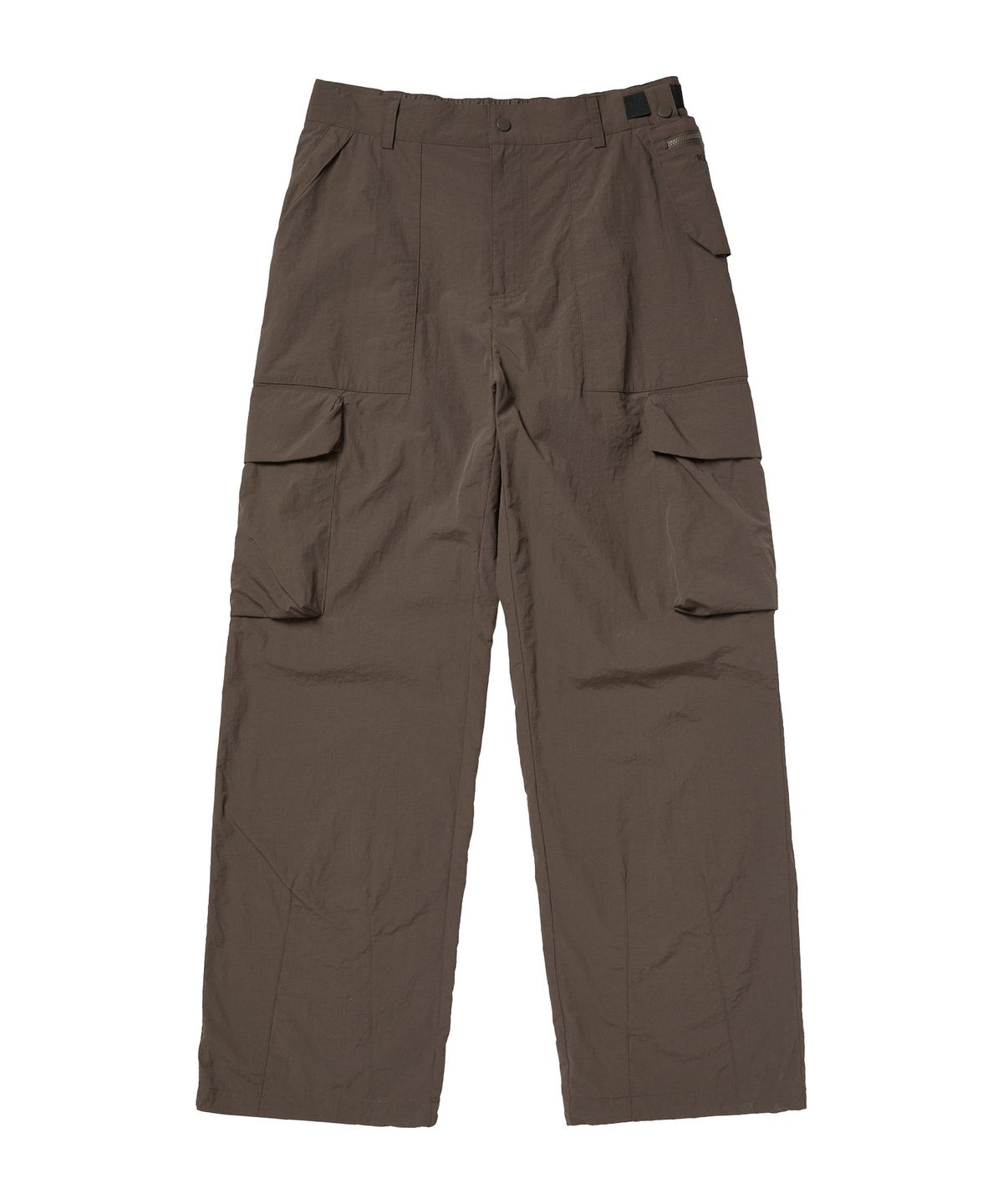 칼라파타르(KALAPATTHAR) UTILITY NYLON RIPSTOP SEMI-WIDE PANTS - BROWN