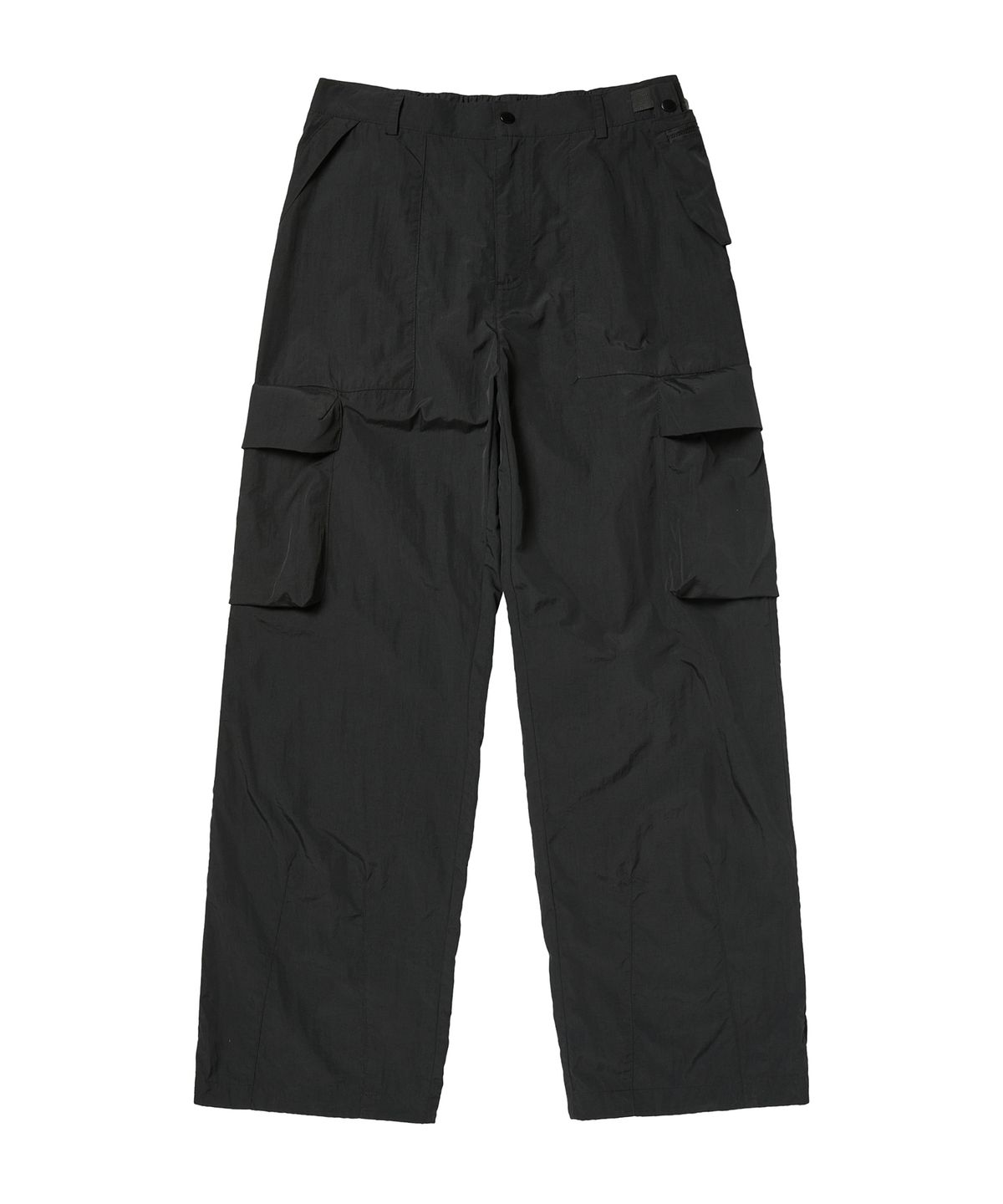 칼라파타르(KALAPATTHAR) UTILITY NYLON RIPSTOP SEMI-WIDE PANTS - BLACK