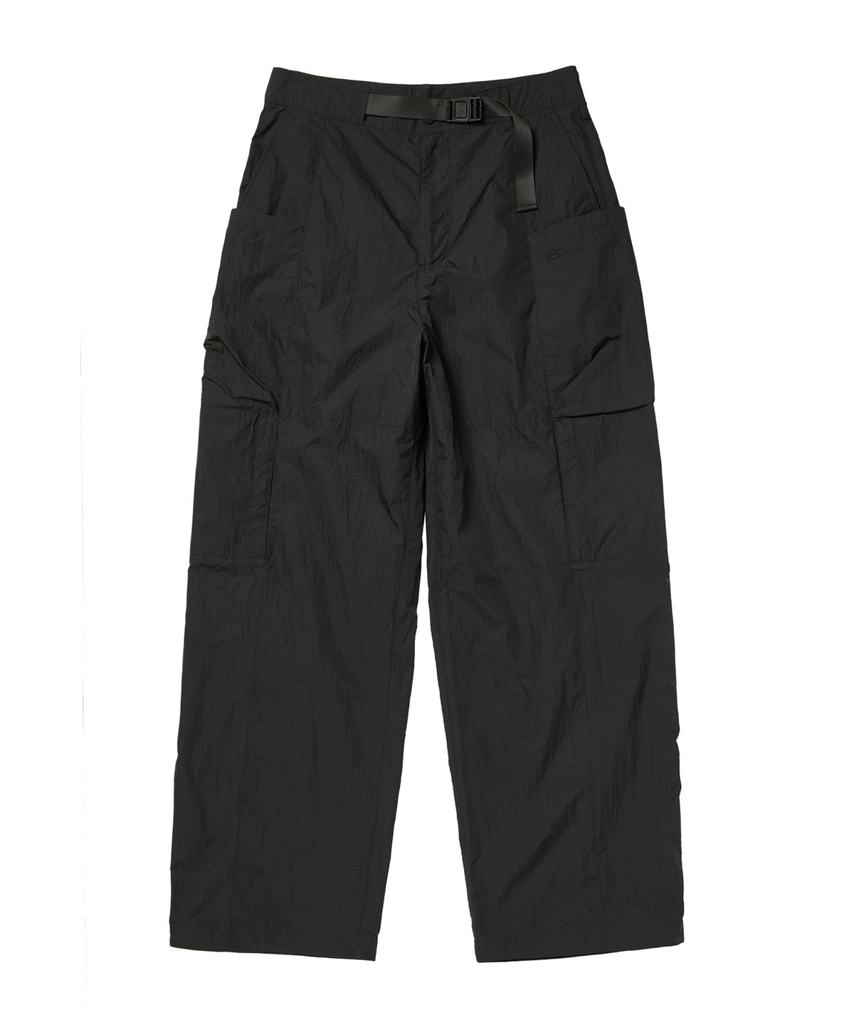 칼라파타르(KALAPATTHAR) EASY WIDE NYLON RIPSTOP PANTS - BLACK