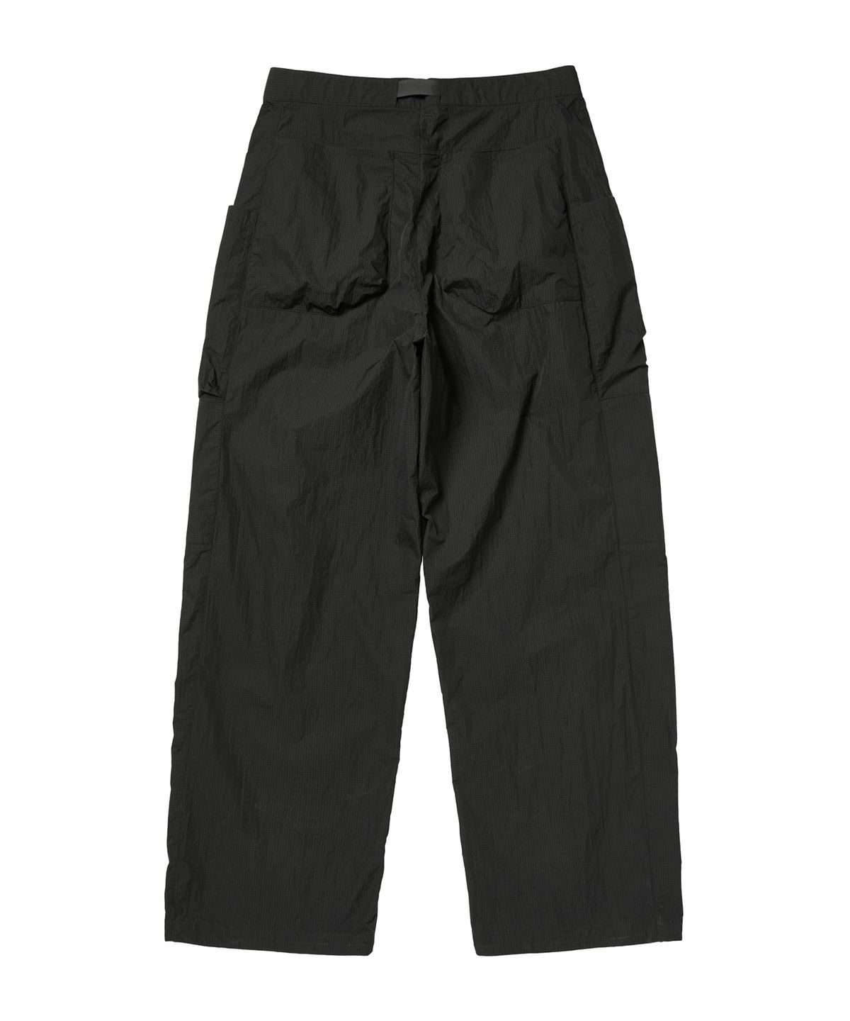 칼라파타르(KALAPATTHAR) EASY WIDE NYLON RIPSTOP PANTS - BLACK