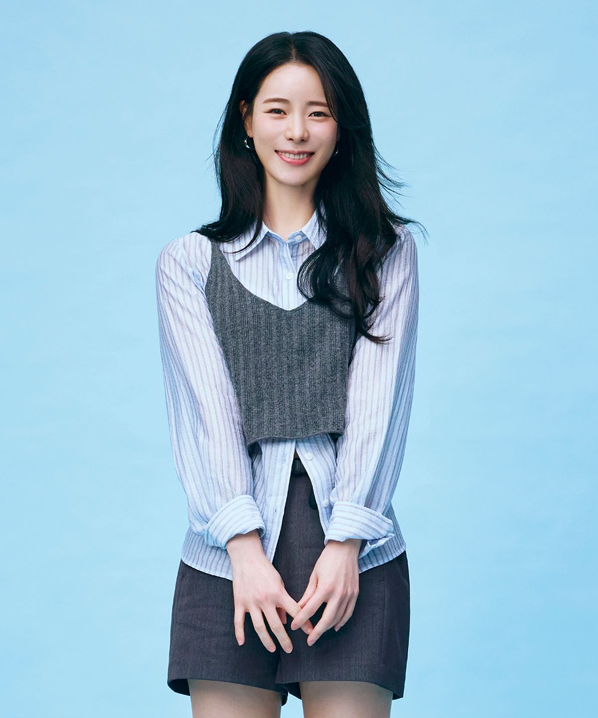 더엣지(THEATG) [2종세트] 26SS 폭스울 블랜디드 뷔스티에