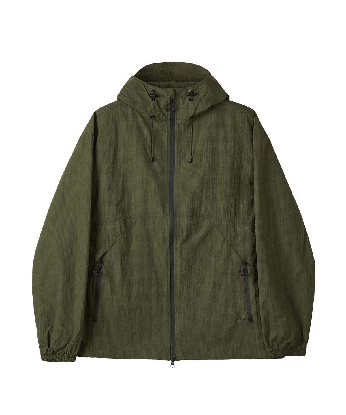 칼라파타르(KALAPATTHAR) AIRY RIPSTOP NYLON TWO-WAY WIND BREAKER - KHAKI