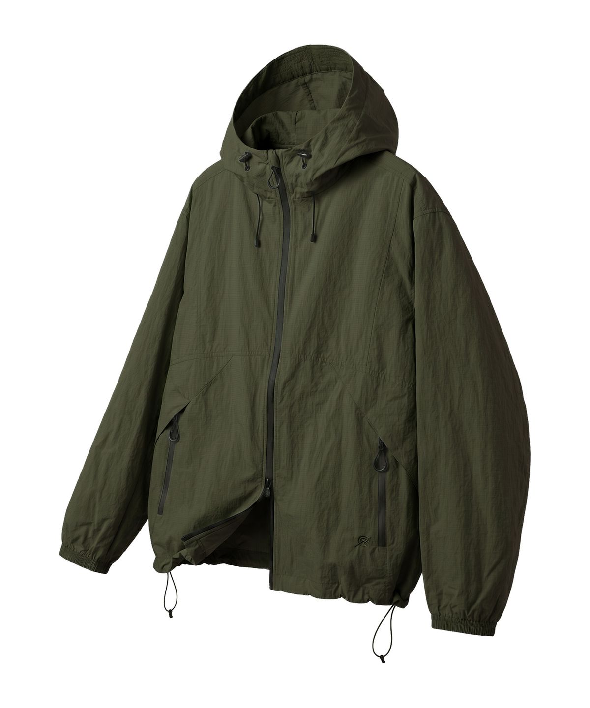 칼라파타르(KALAPATTHAR) AIRY RIPSTOP NYLON TWO-WAY WIND BREAKER - KHAKI