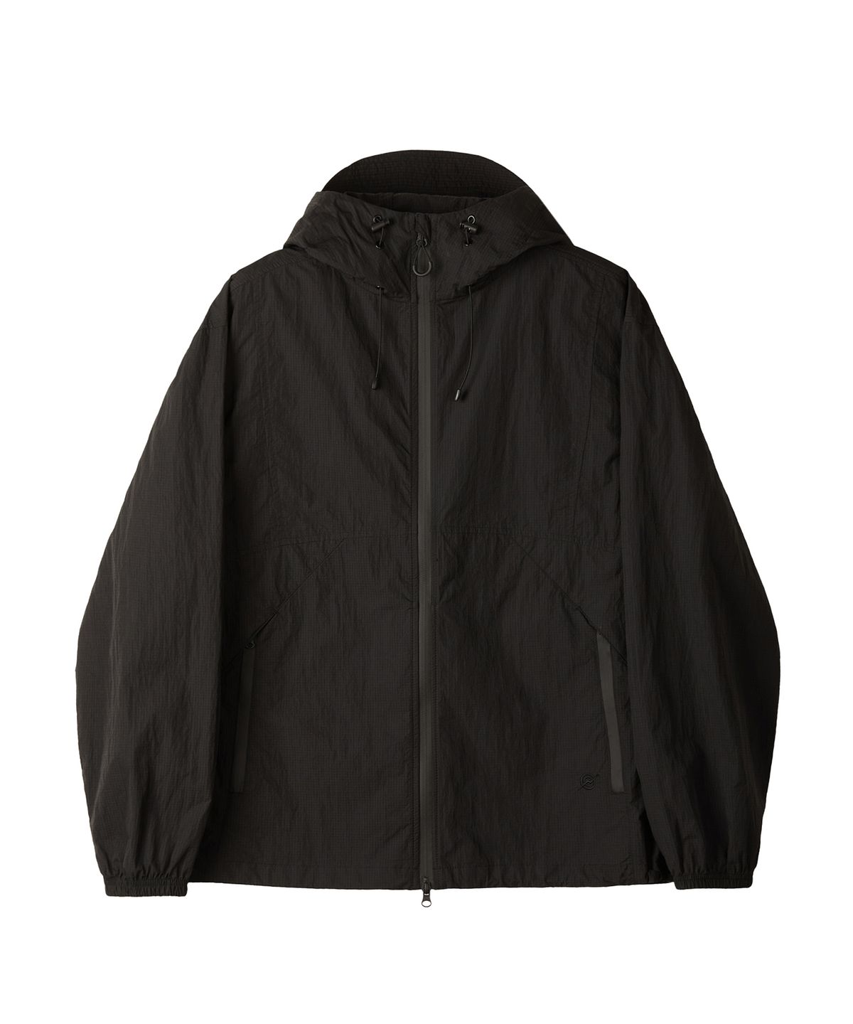 칼라파타르(KALAPATTHAR) AIRY RIPSTOP NYLON TWO-WAY WIND BREAKER - BLACK