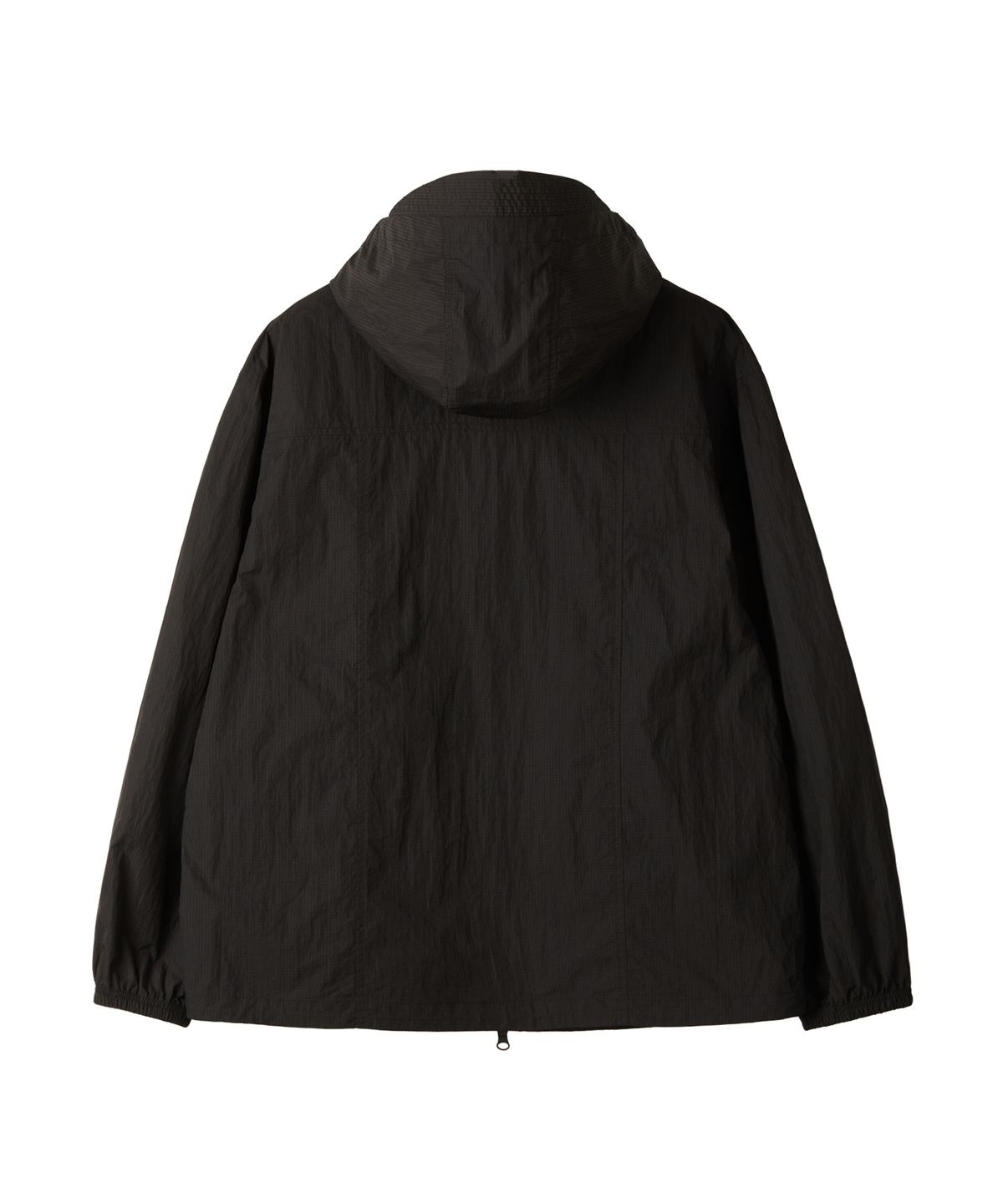 칼라파타르(KALAPATTHAR) AIRY RIPSTOP NYLON TWO-WAY WIND BREAKER - BLACK