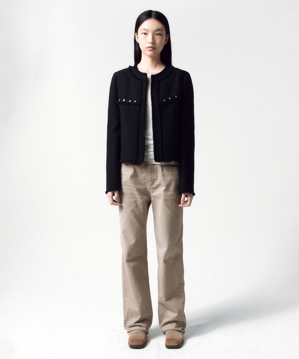 인사일런스 우먼(INSILENCE WOMEN) 소프트 컬러 데님 BEIGE