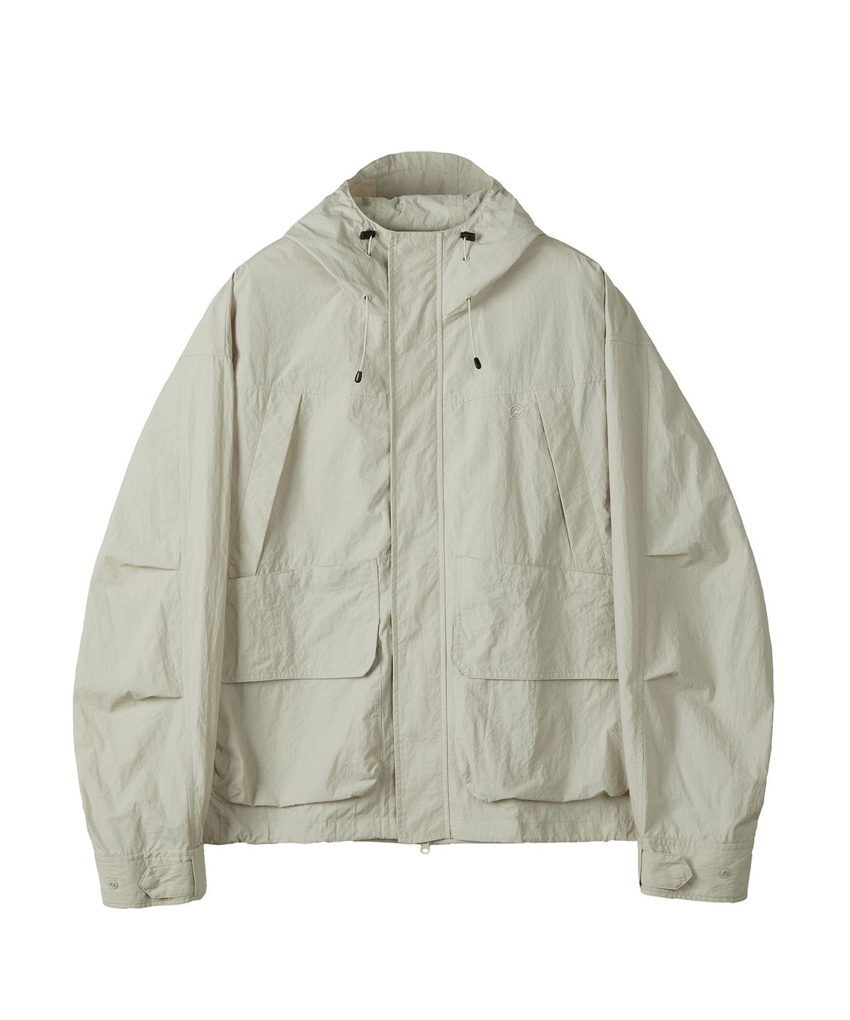 칼라파타르(KALAPATTHAR) LIGHTWEIGHT NYLON RIPSTOP OUT POCKET HOODED SHELL JACKET - BEIGE