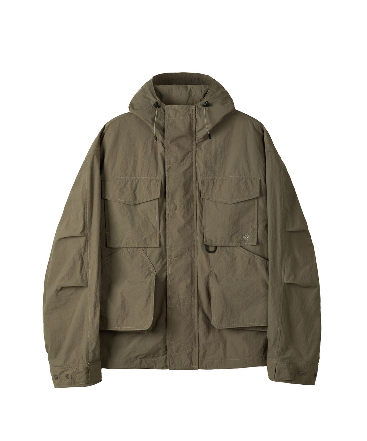 칼라파타르(KALAPATTHAR) LIGHTWEIGHT NYLON RIPSTOP UTILITY HOODED SHELL JACKET - BEIGE