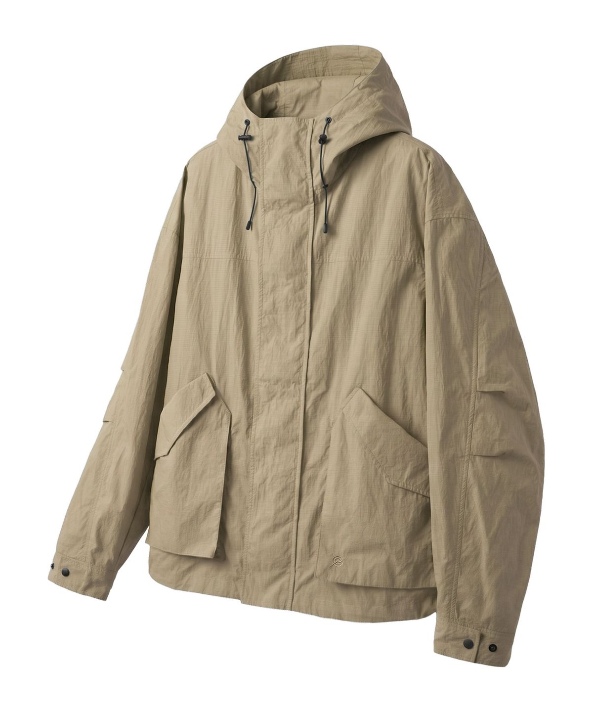 칼라파타르(KALAPATTHAR) NYLON RIPSTOP LIGHT WEIGHT SHELL SHORT-JACKET - BEIGE