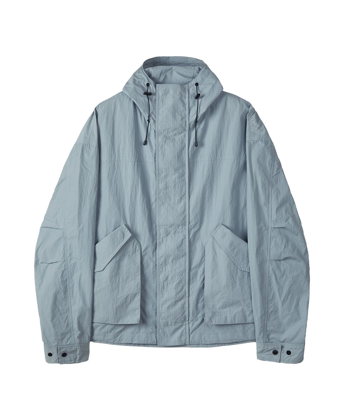 칼라파타르(KALAPATTHAR) NYLON RIPSTOP LIGHT WEIGHT SHELL SHORT-JACKET - SKY BLUE