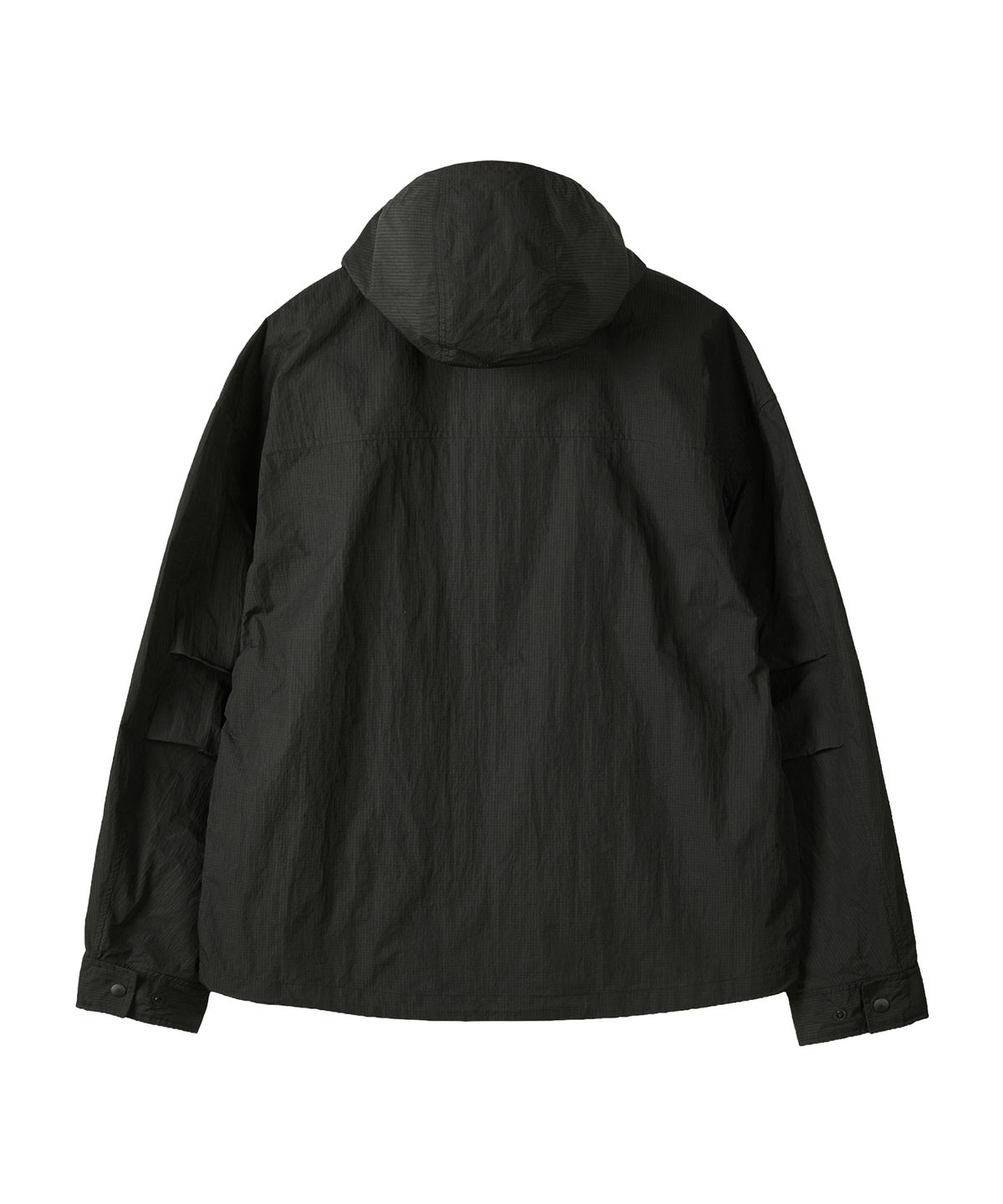 칼라파타르(KALAPATTHAR) NYLON RIPSTOP LIGHT WEIGHT SHELL SHORT-JACKET - BLACK