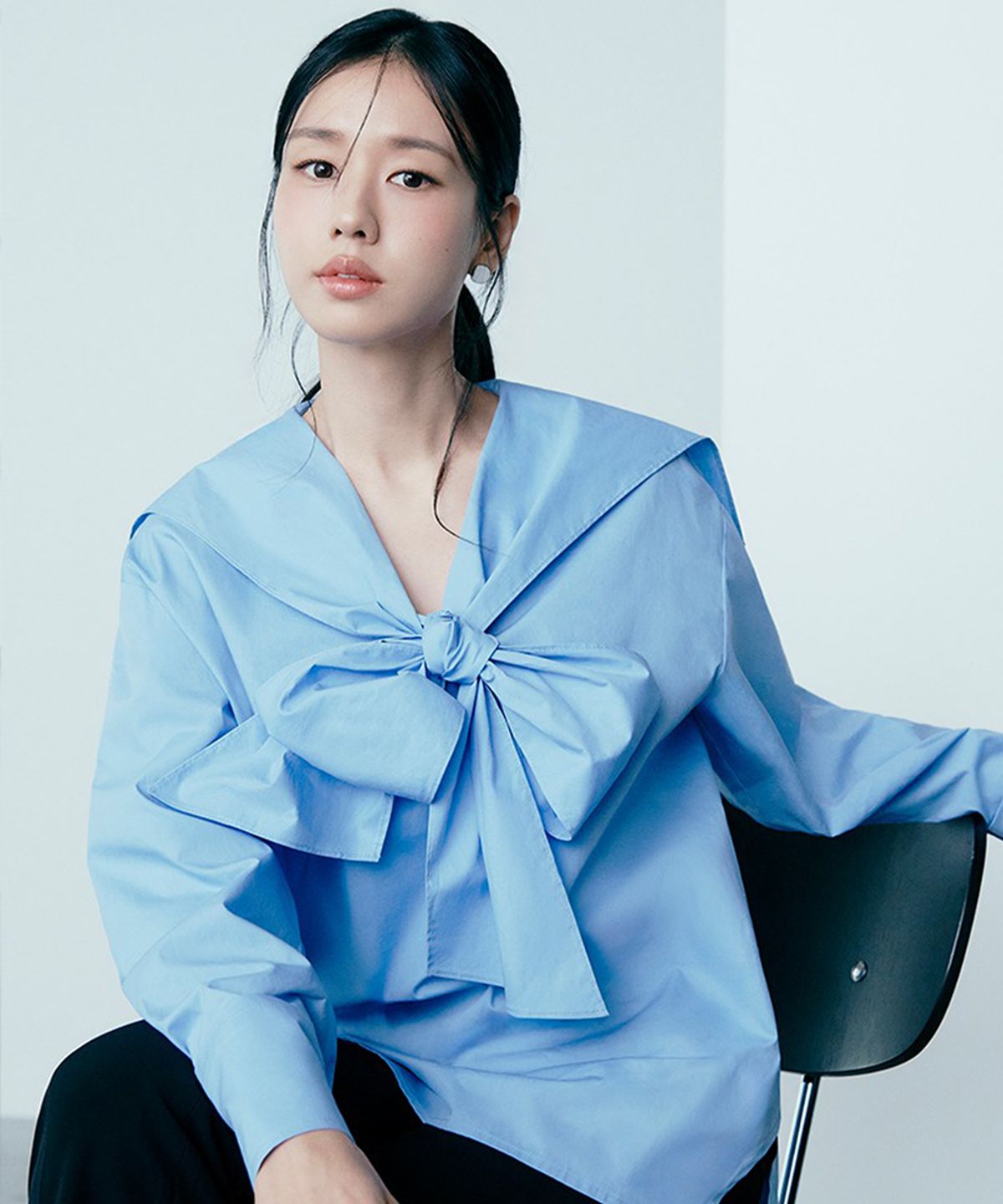 셀렙샵에디션(CELEBSHOP EDITION) 오버핏 리본 셔츠