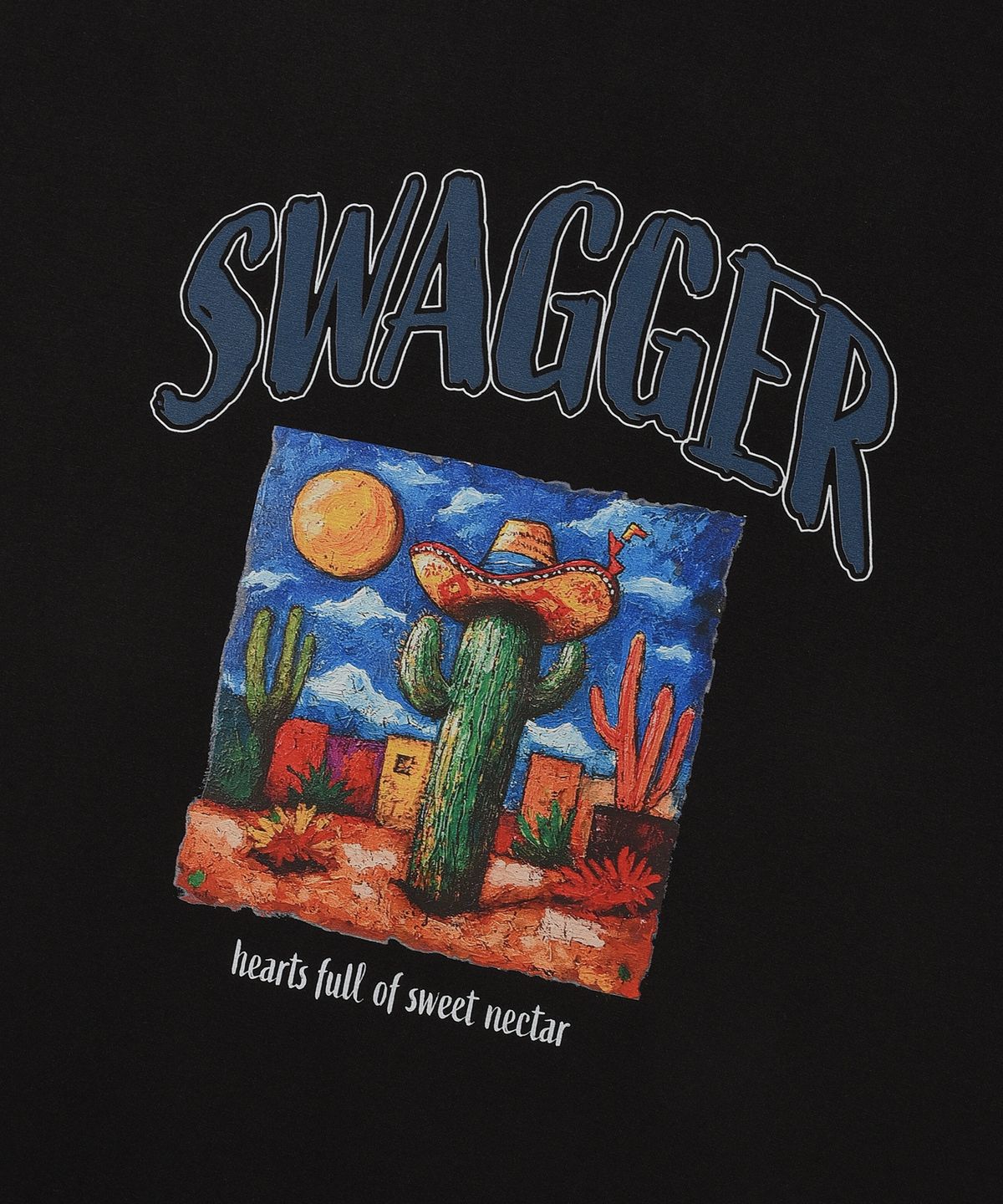 디스펑트(DYSFUNCT) SWAGGER CACTUS T-SHIRT(BLACK)