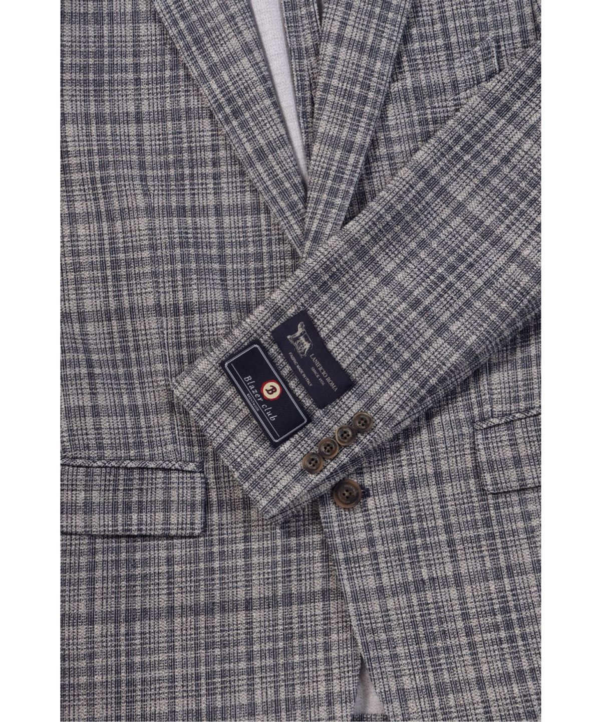 브렌우드(BRENTWOOD) 글렌체크 조직 자켓 BRJBS26251BEX
