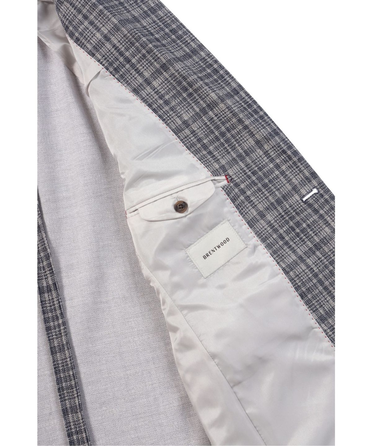 브렌우드(BRENTWOOD) 글렌체크 조직 자켓 BRJBS26251BEX