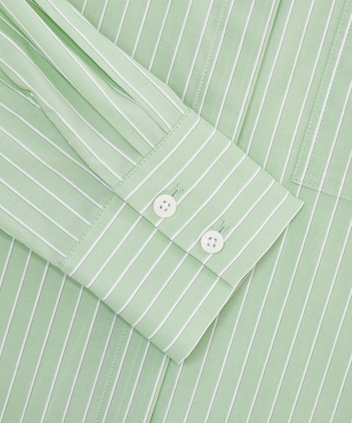 라코스테(LACOSTE) 여성 릴렉스핏 스트라이프 포플린 셔츠 CF679E-56G UYB