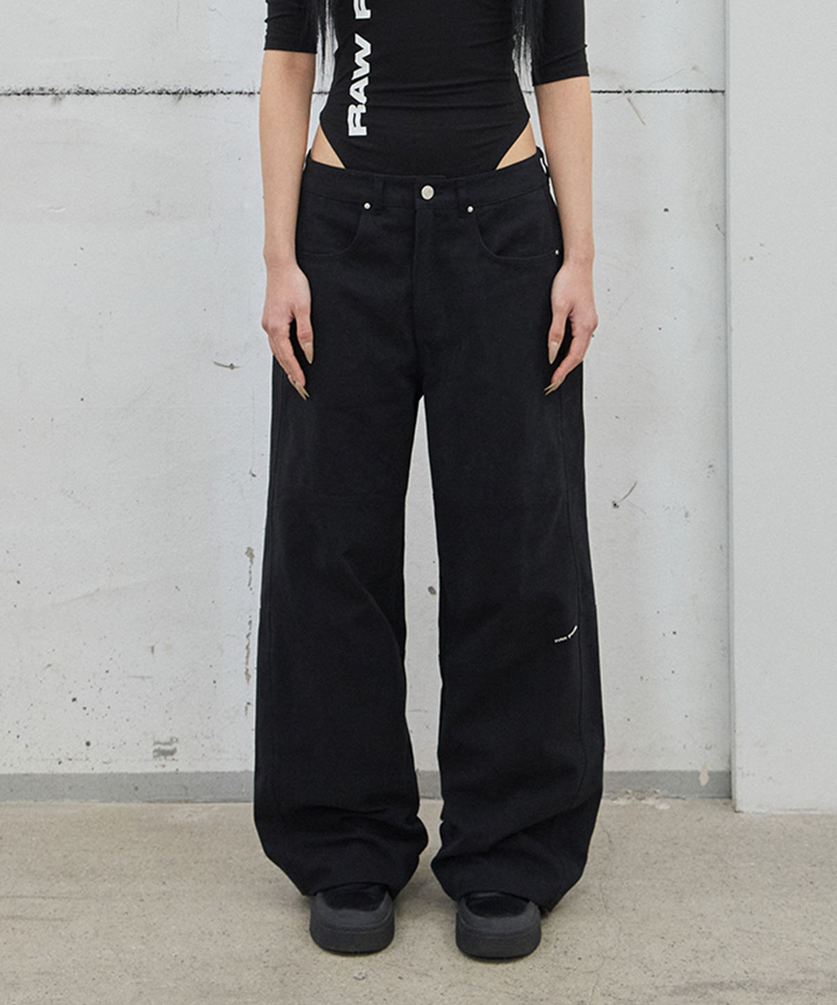 사일프레이(41PRAY) Multi-Panel Pants / Black
